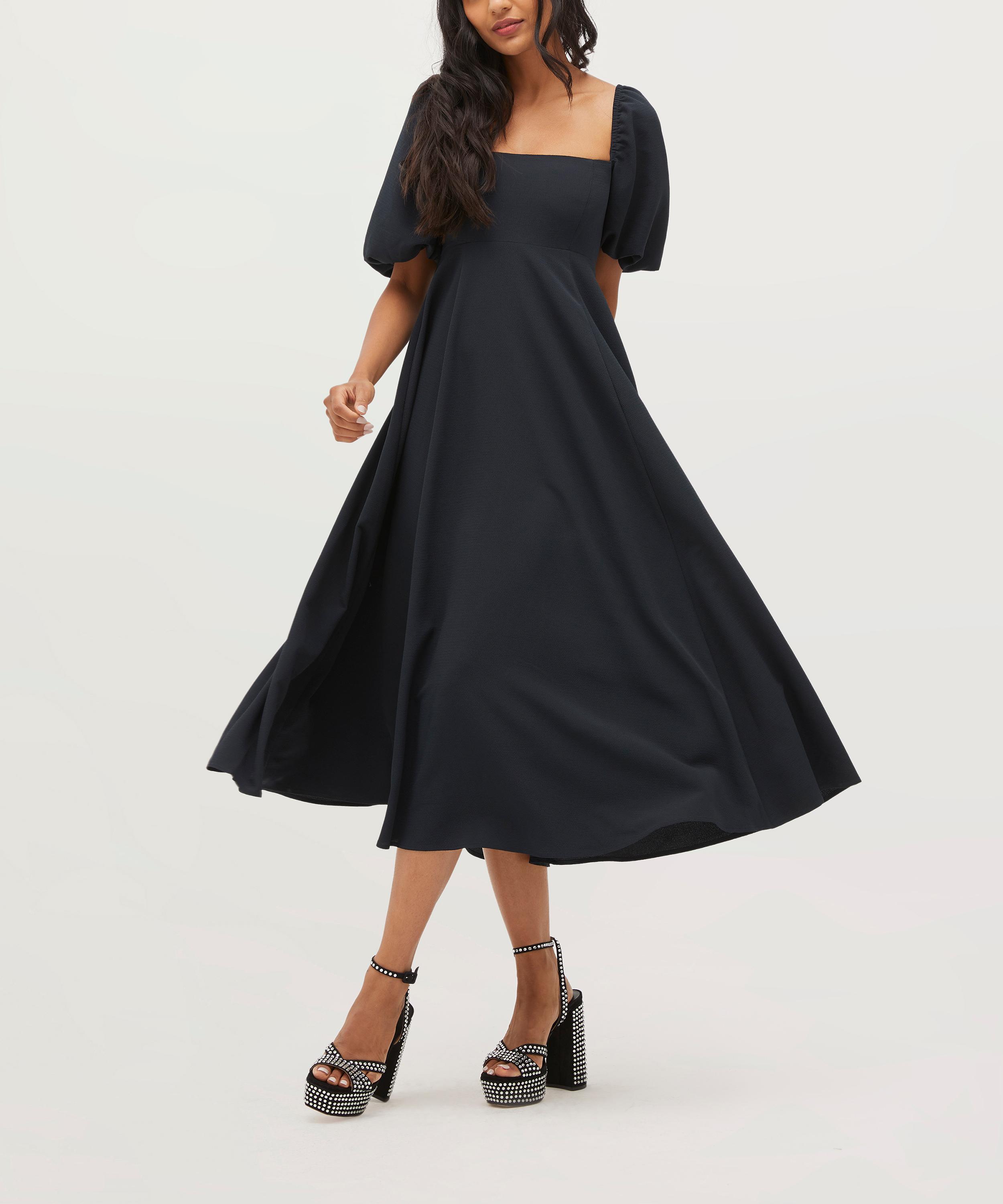 Hill House Home - Matilda Dress in Black image number 3