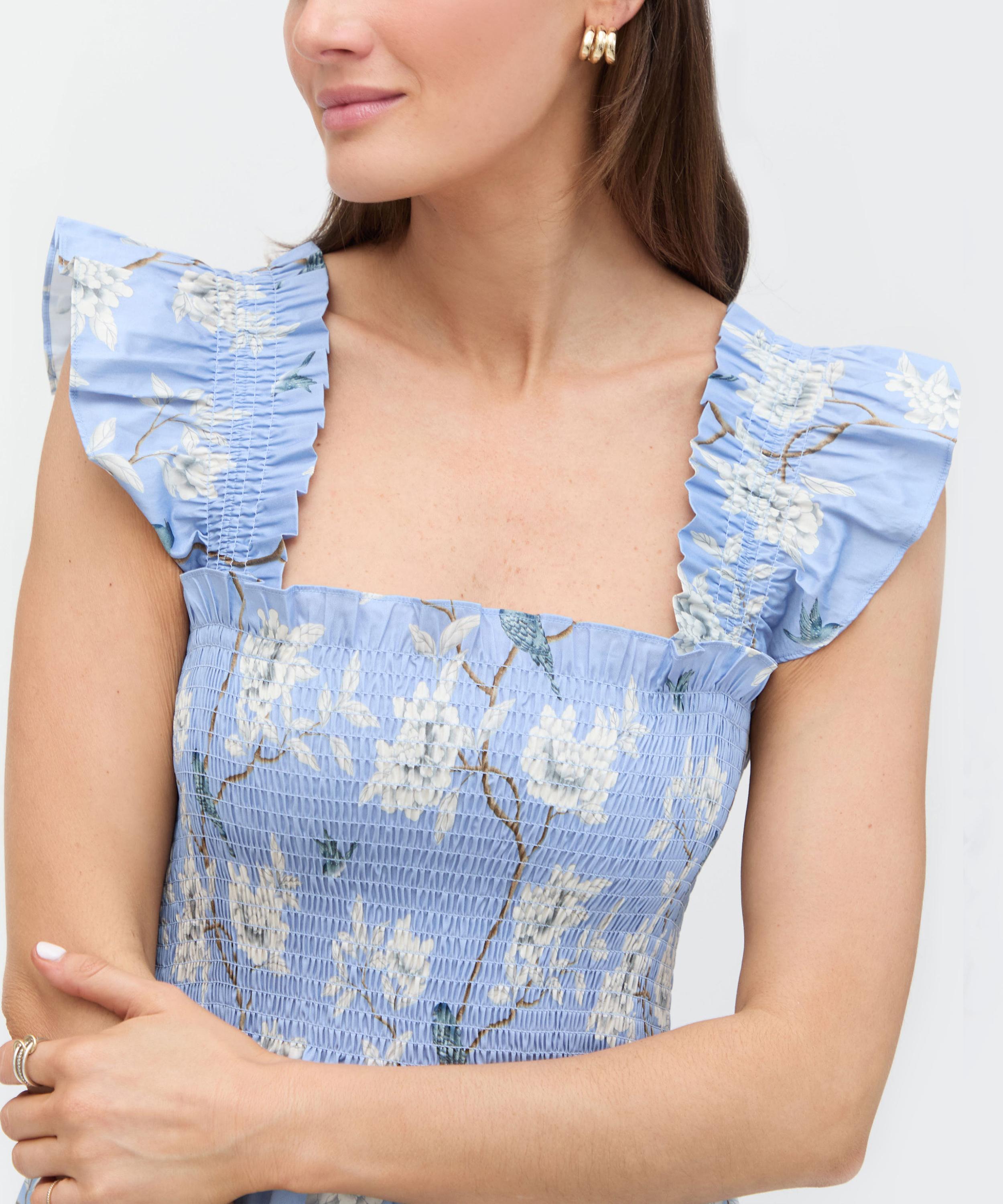 Hill House Home - Ellie Nap Dress in Diane Hill Chinoiserie image number 4