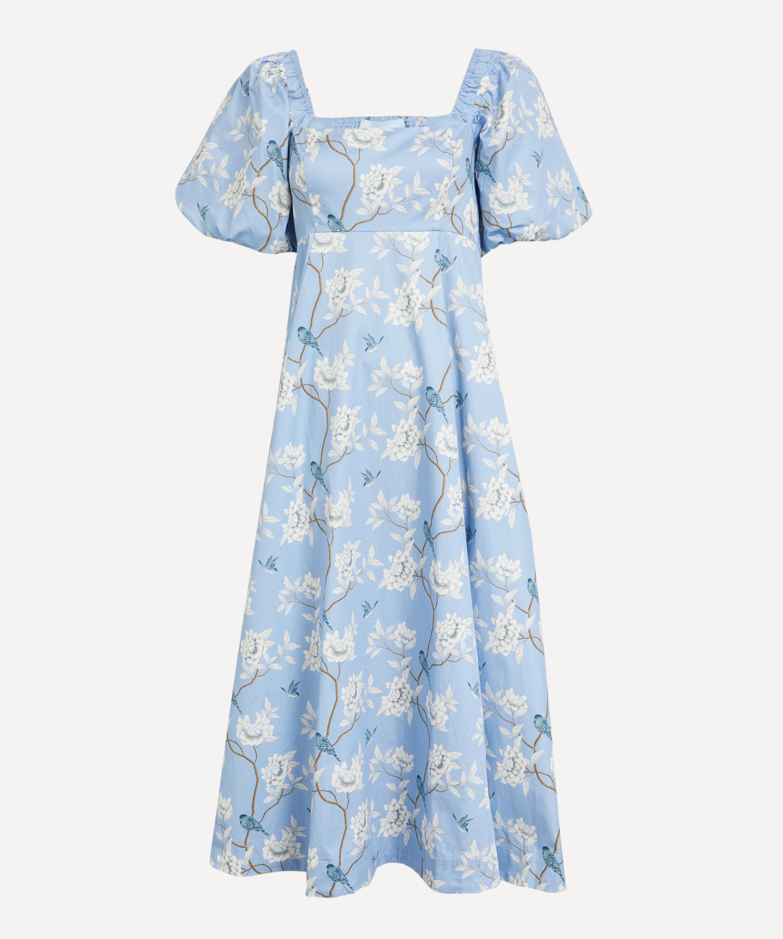 Hill House Home - Matilda Dress in Blue Chinoiserie image number 0