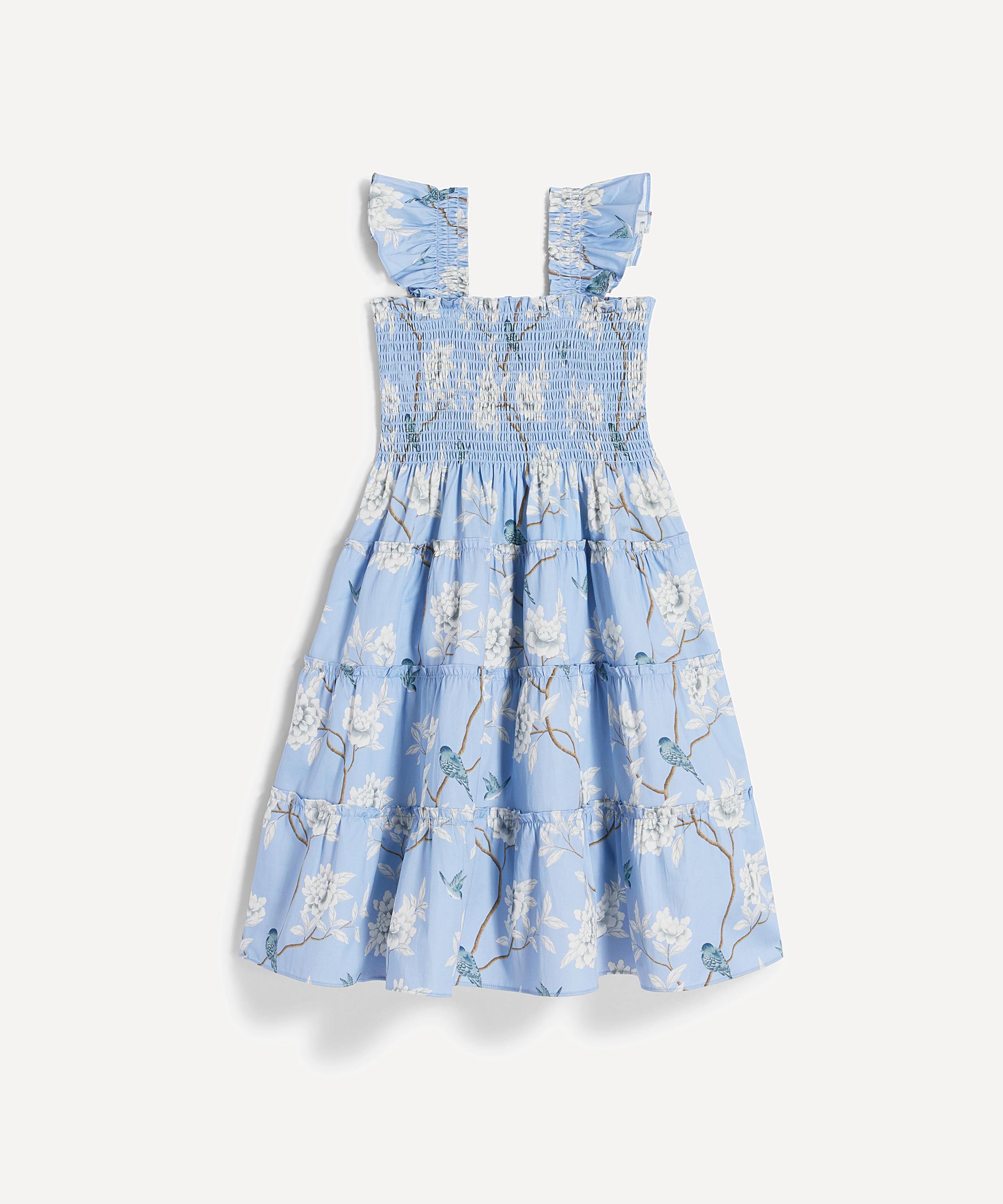 Hill House Home - Tiny and Baby Ellie Nap Dress in Blue Chinoiserie  image number 0