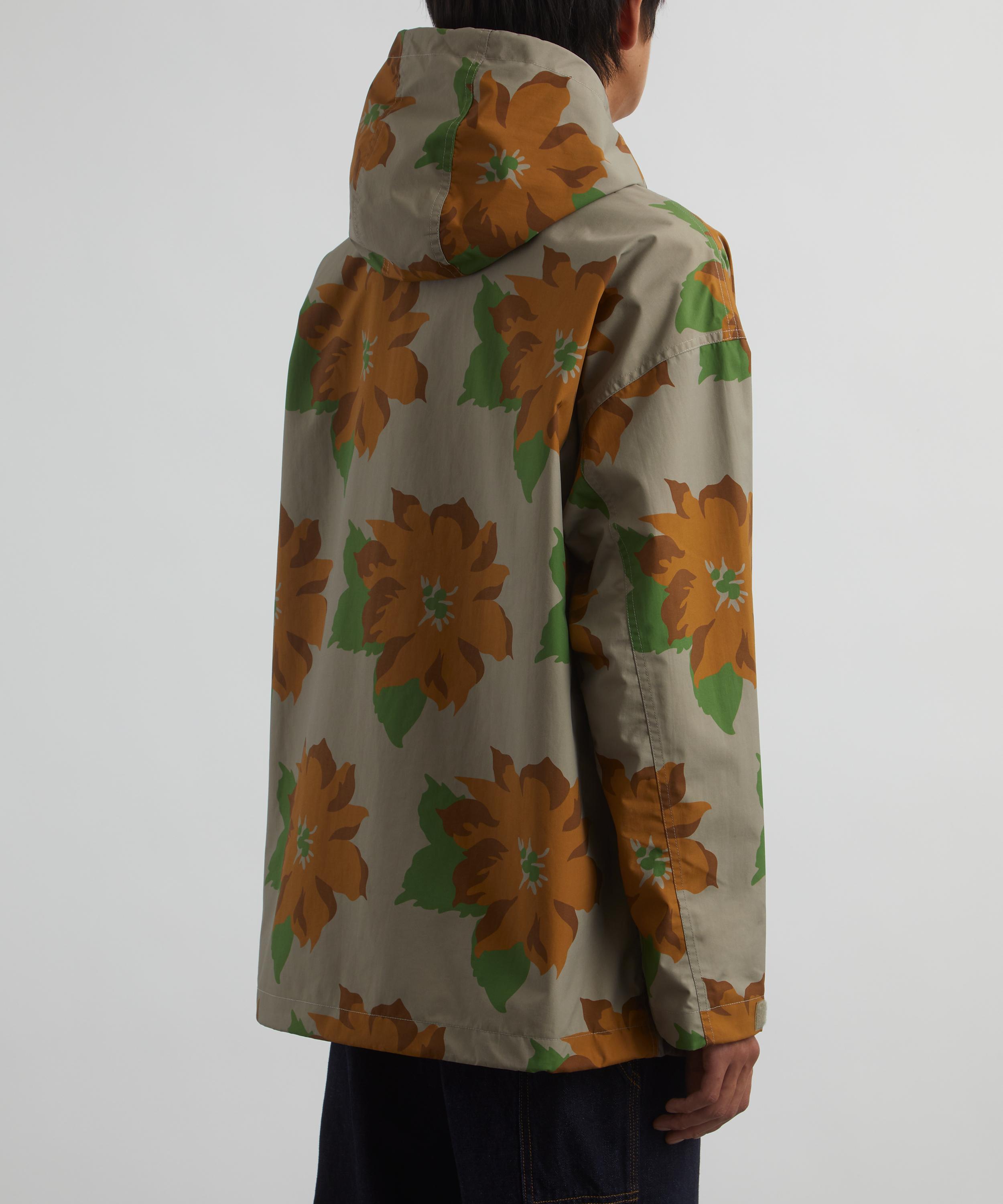 JW Anderson - Nylon Floral Hooded Jacket image number 3