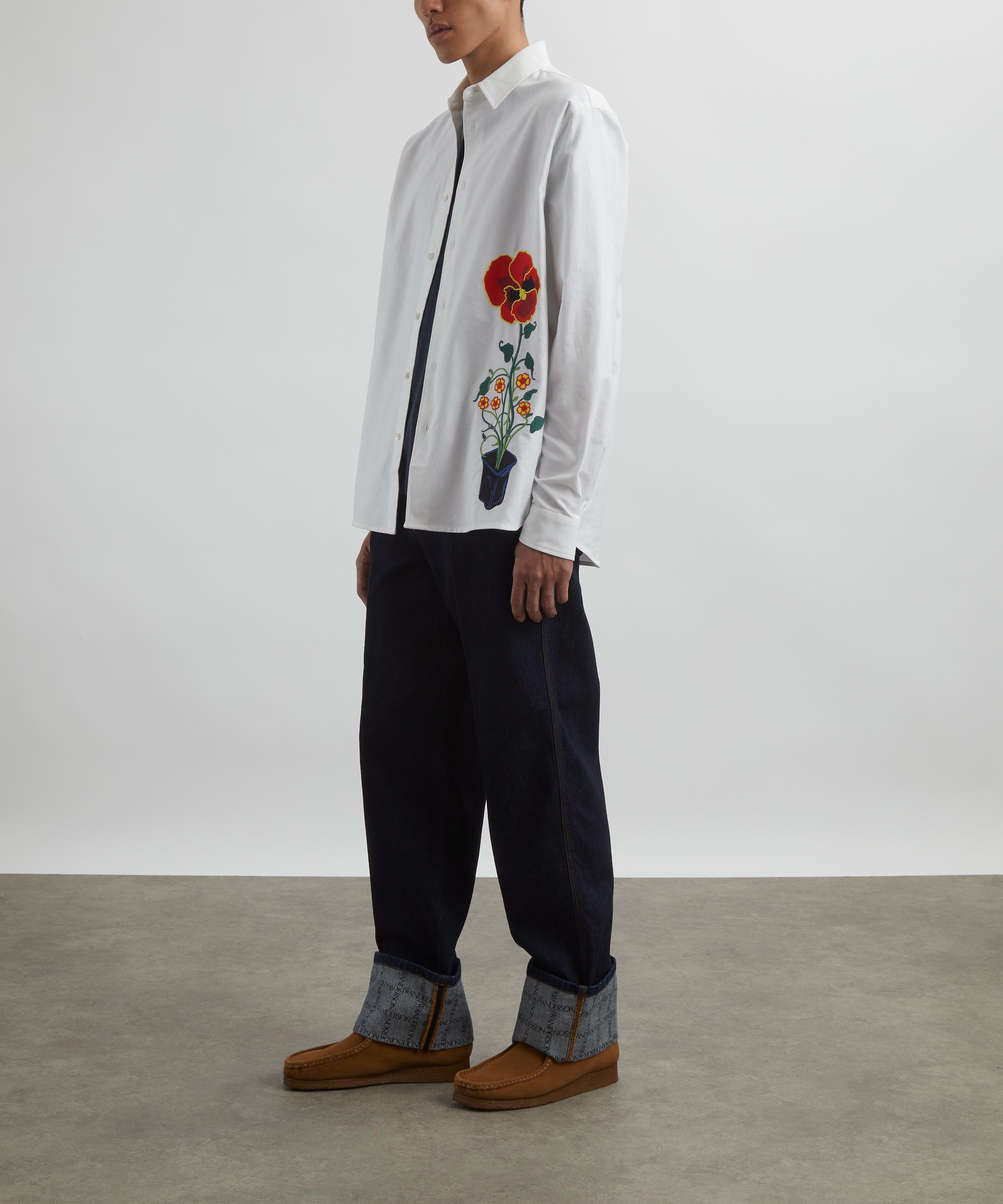 JW Anderson - Logo Grid Turn Up Workwear Jeans image number 1