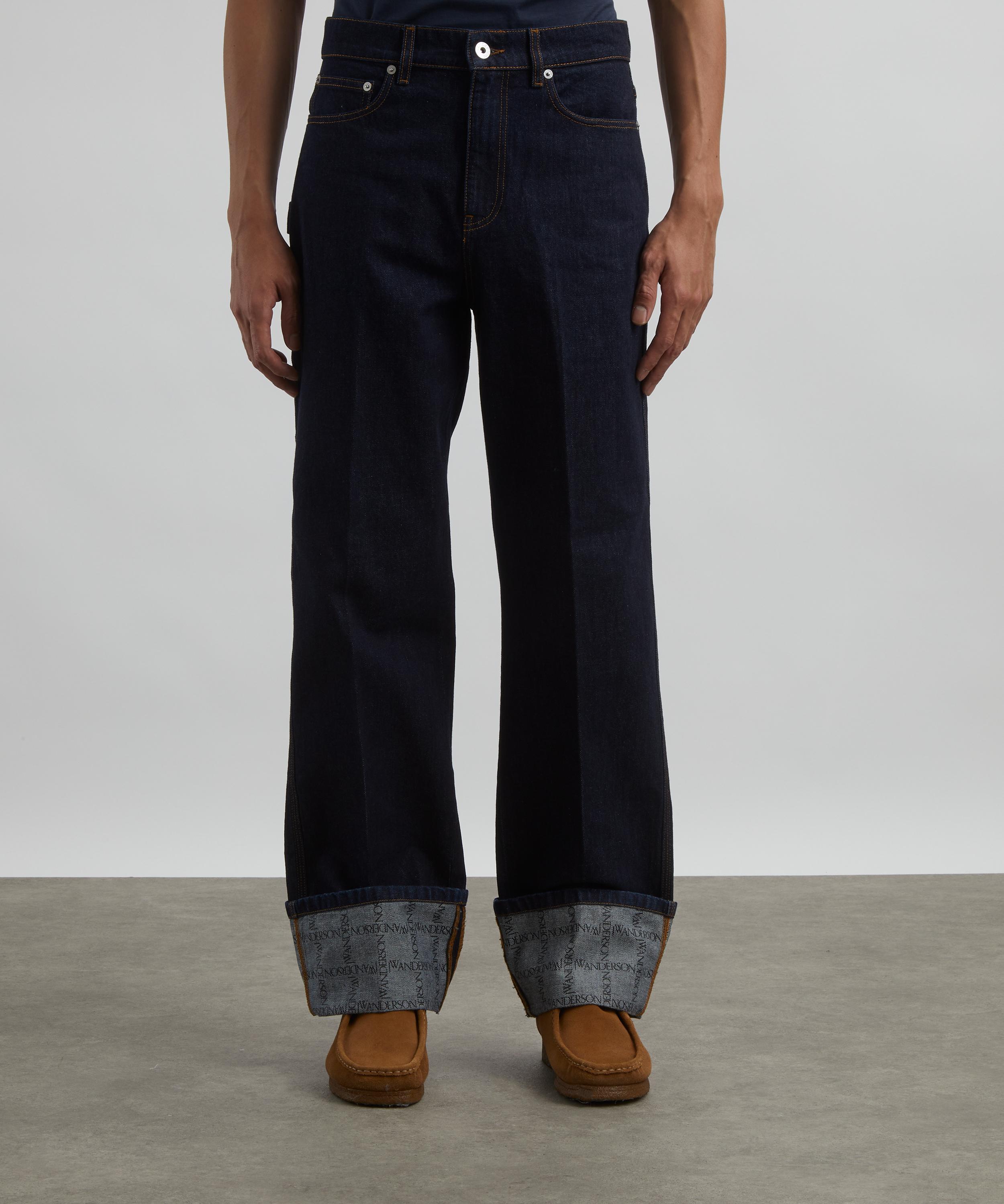 JW Anderson - Logo Grid Turn Up Workwear Jeans image number 2