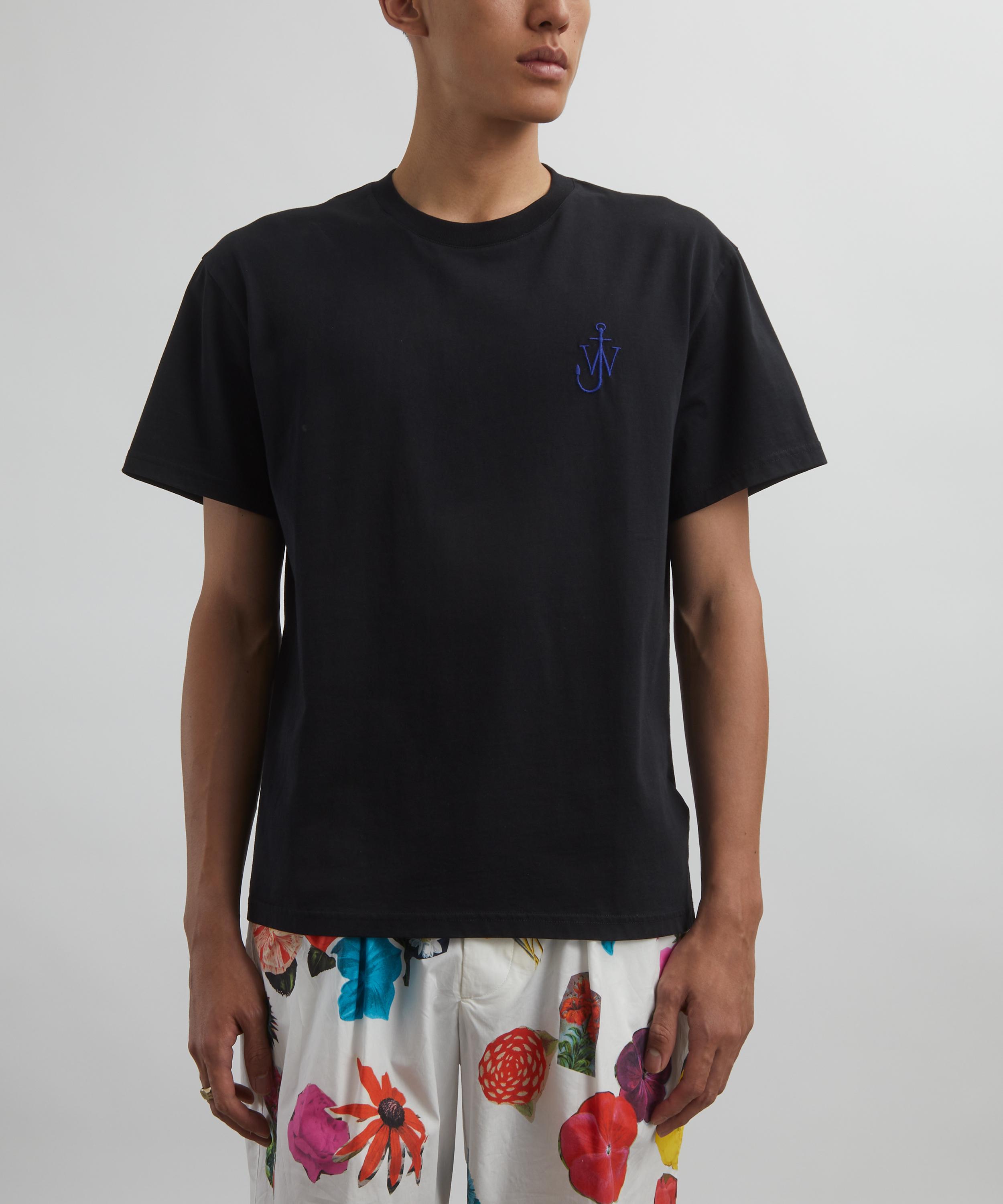 JW Anderson - Anchor Embroidery Camper Print T-Shirt image number 2