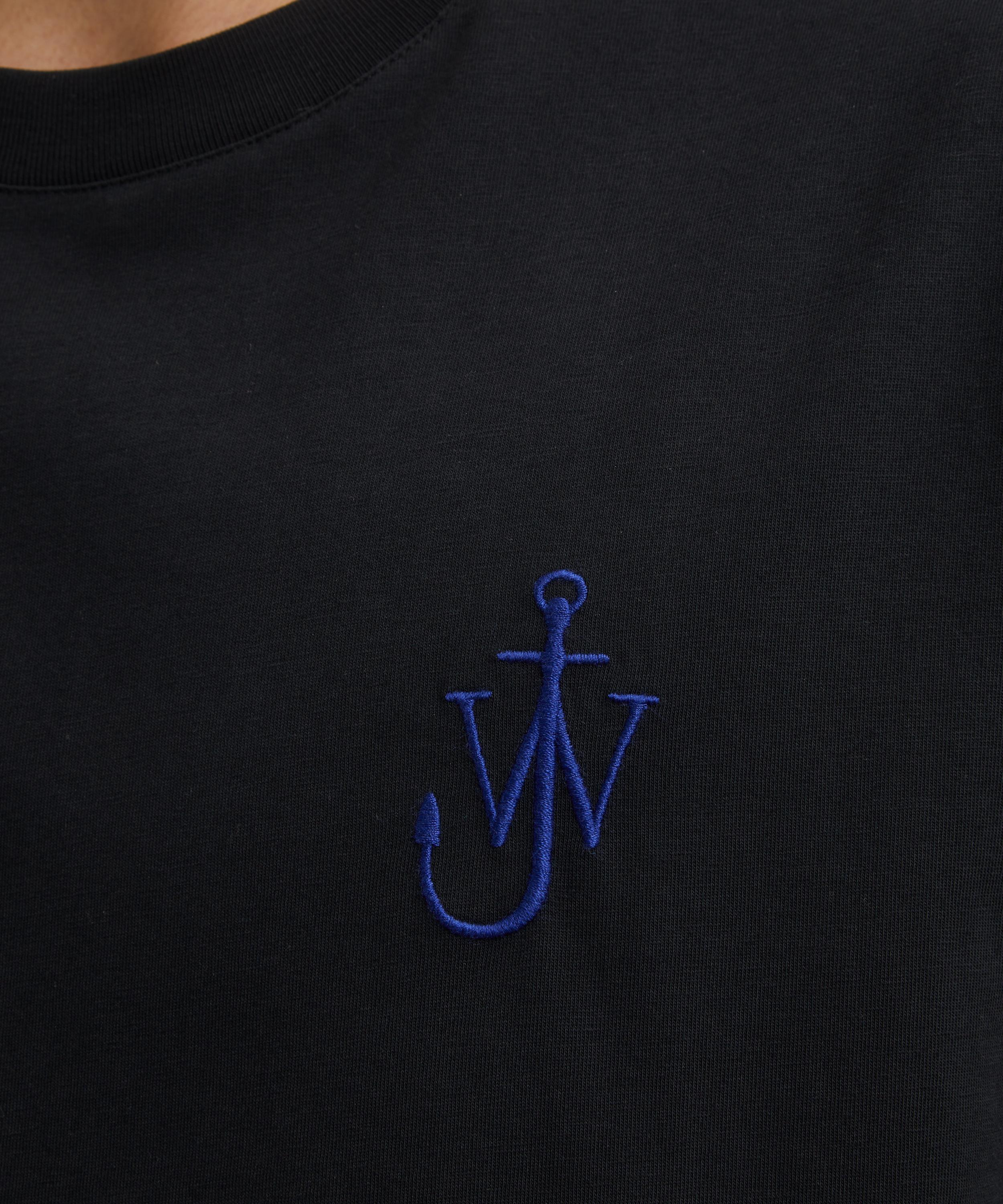 JW Anderson - Anchor Embroidery Camper Print T-Shirt image number 4