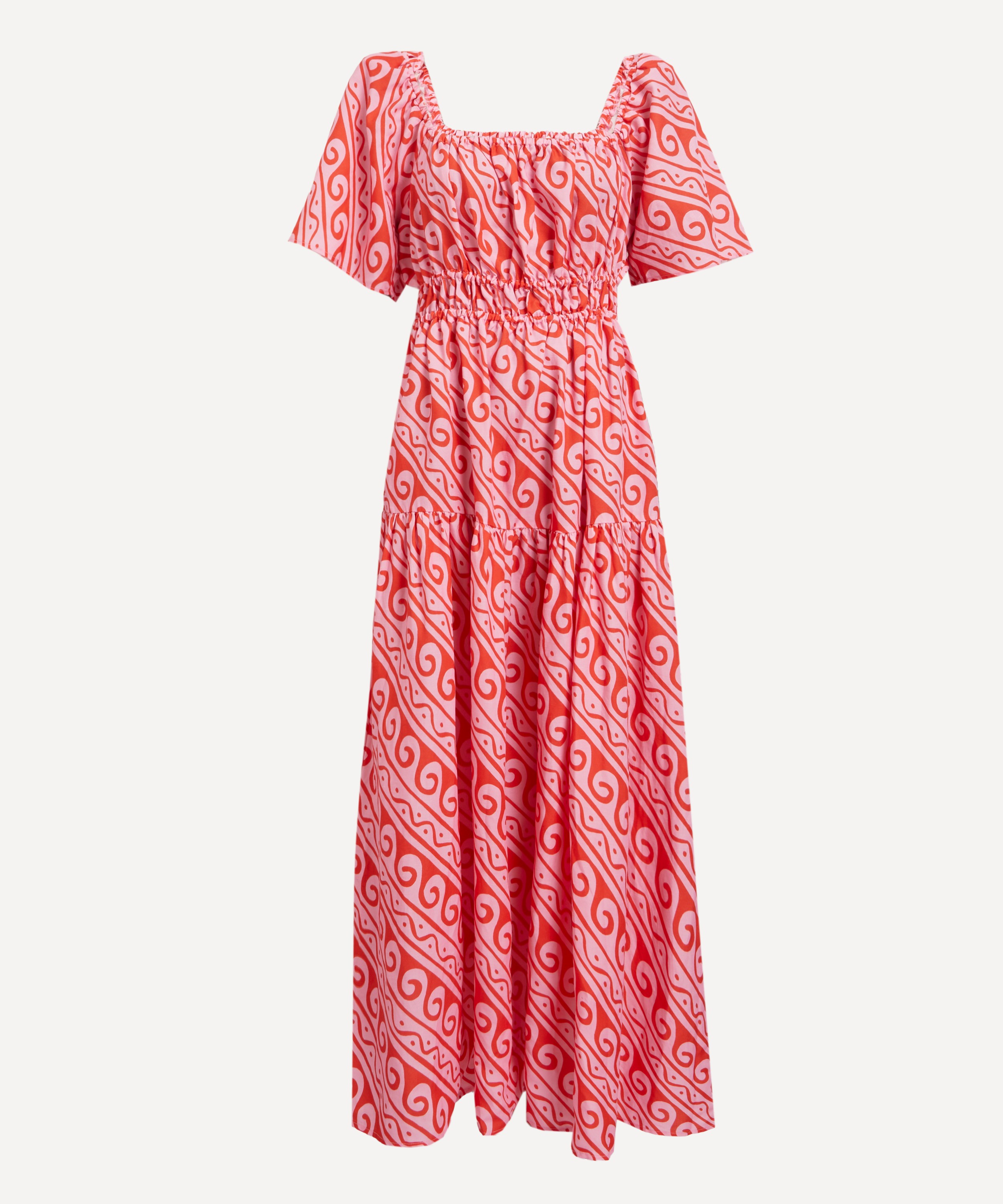 KITRI - Louisa Pink Wave Maxi-Dress image number 0