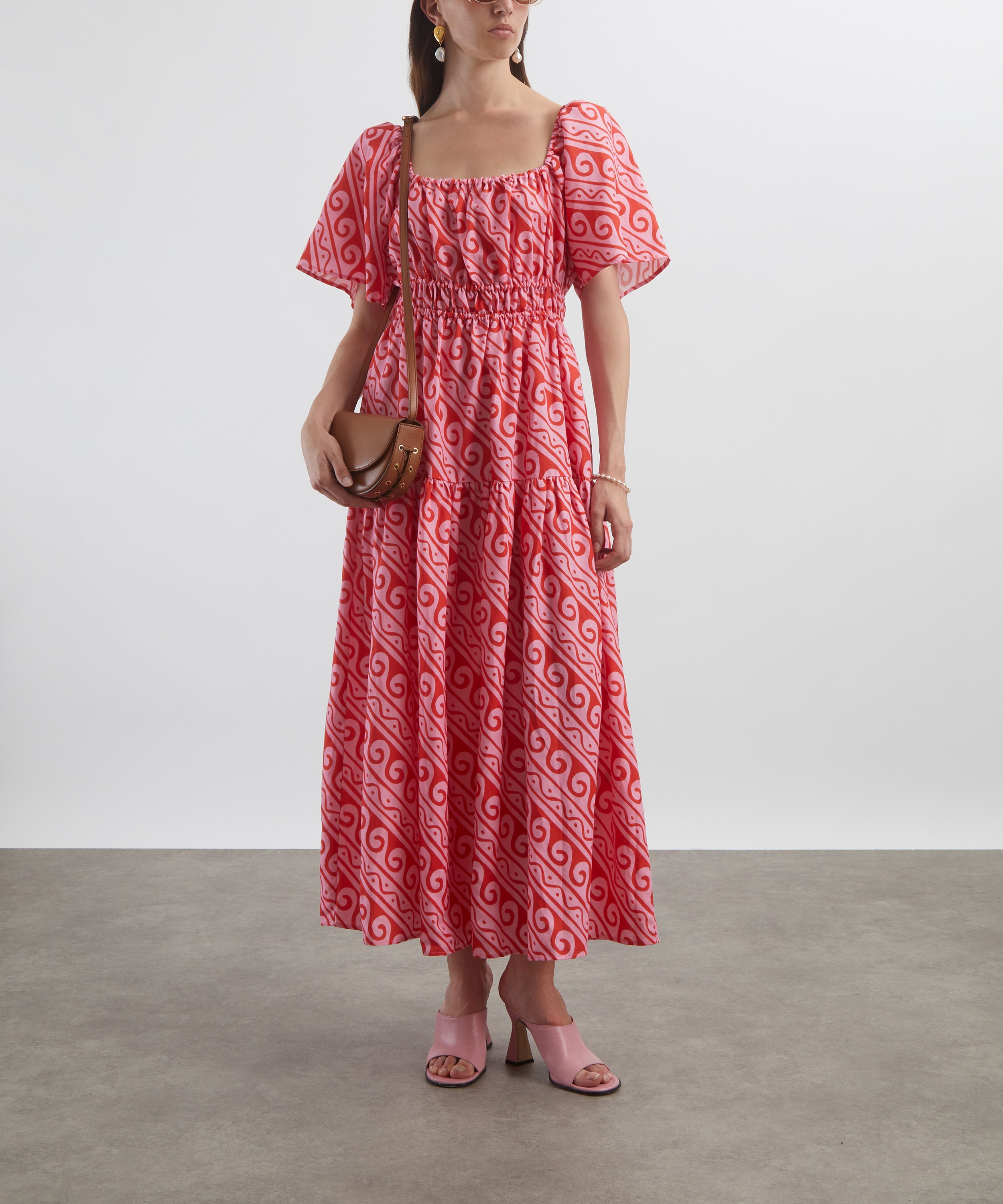 KITRI - Louisa Pink Wave Maxi-Dress image number 1