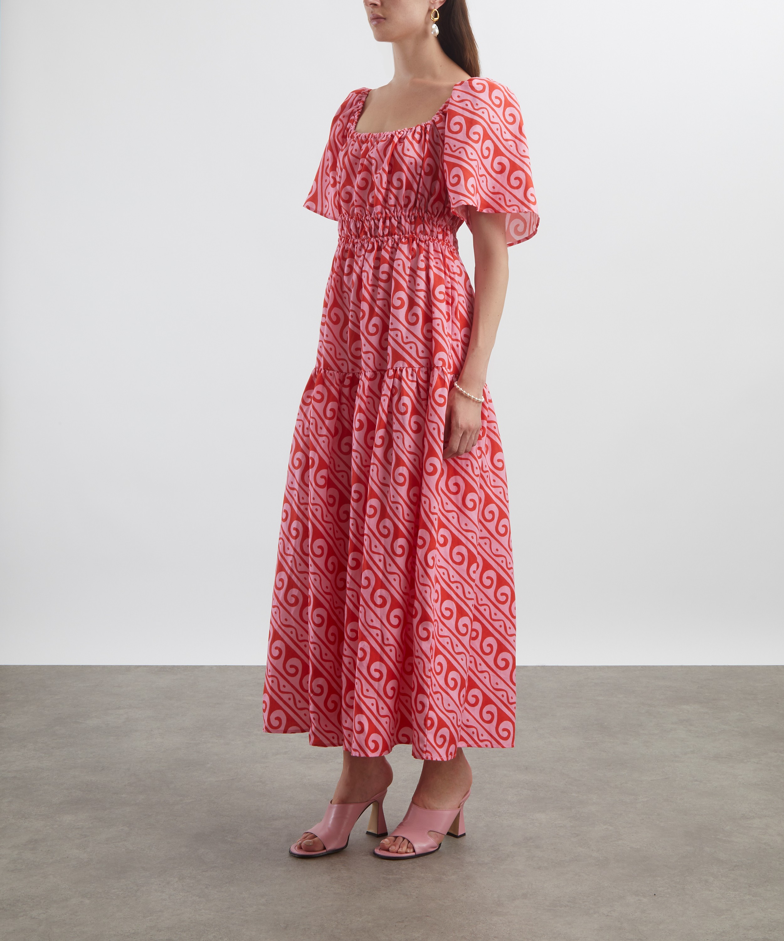 KITRI - Louisa Pink Wave Maxi-Dress image number 2