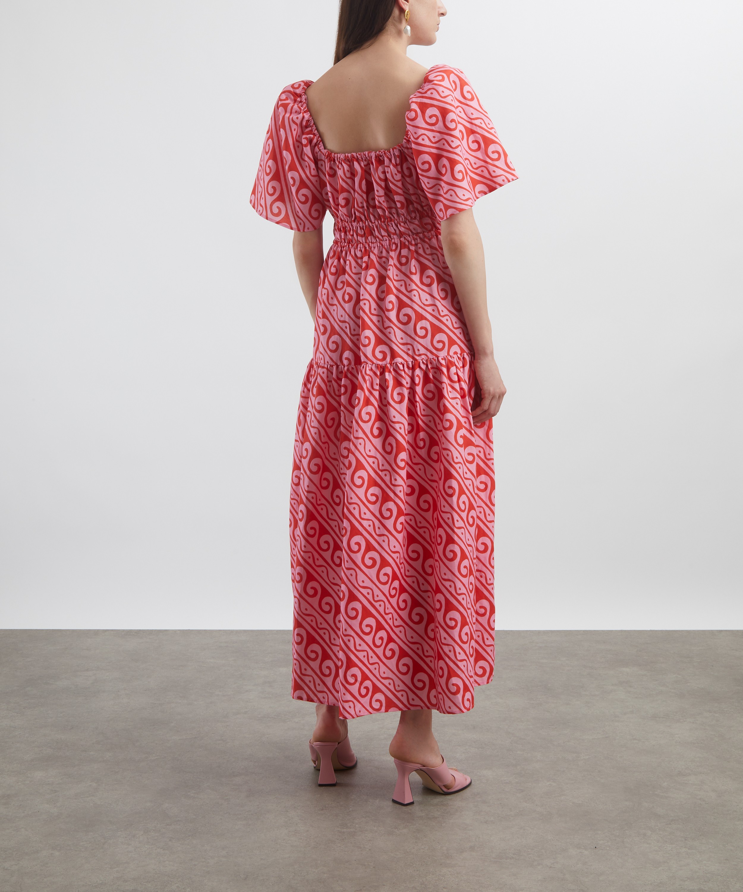 KITRI - Louisa Pink Wave Maxi-Dress image number 3