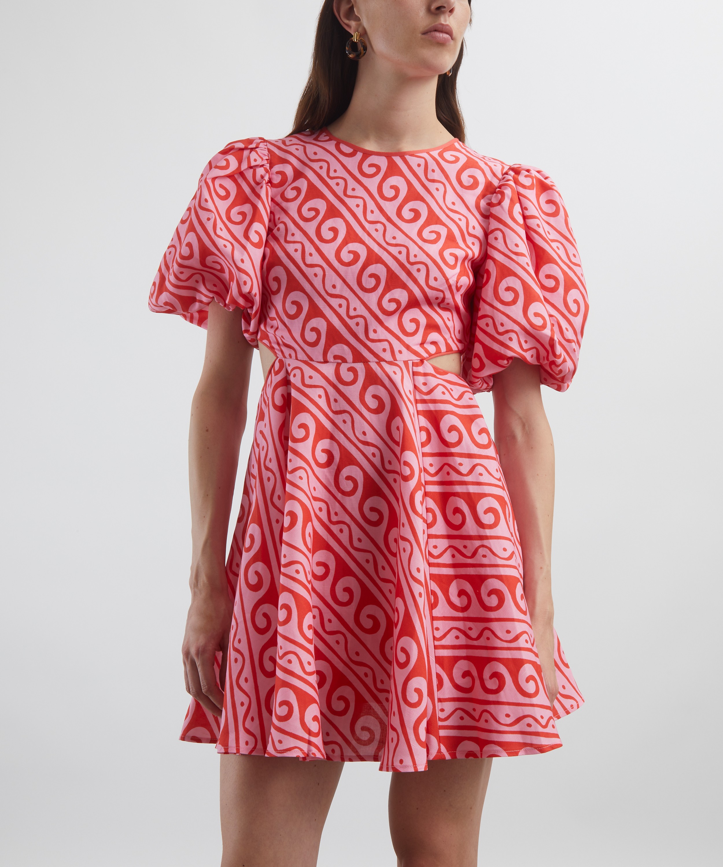 KITRI - Coco Pink Wave Mini-Dress image number 2