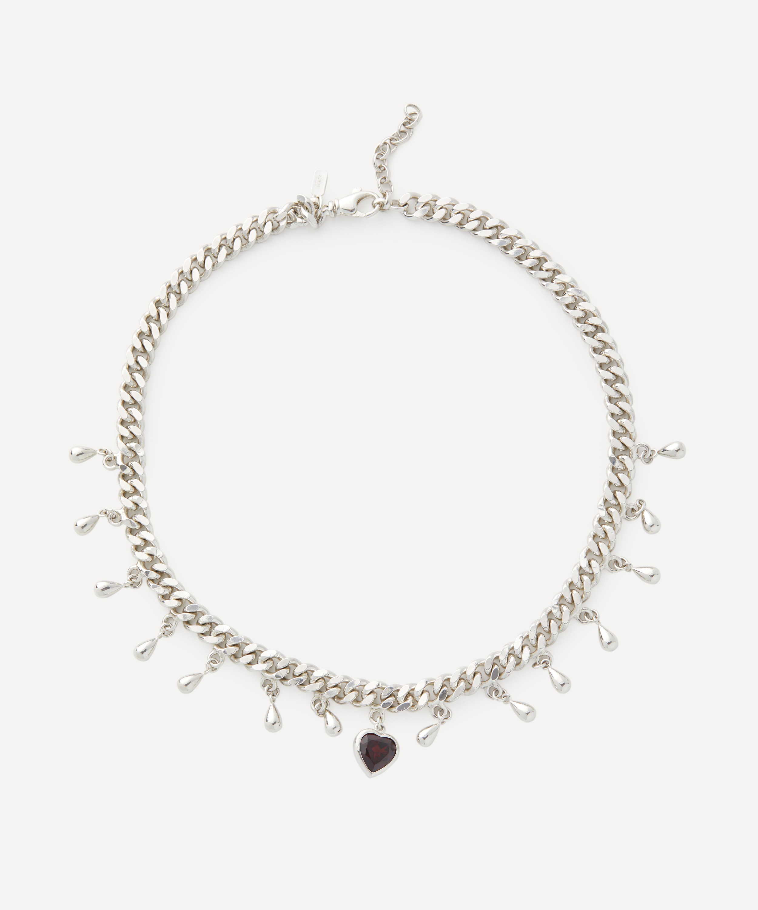 Maria Nilsdotter - Sterling Silver Drop of Heart Necklace