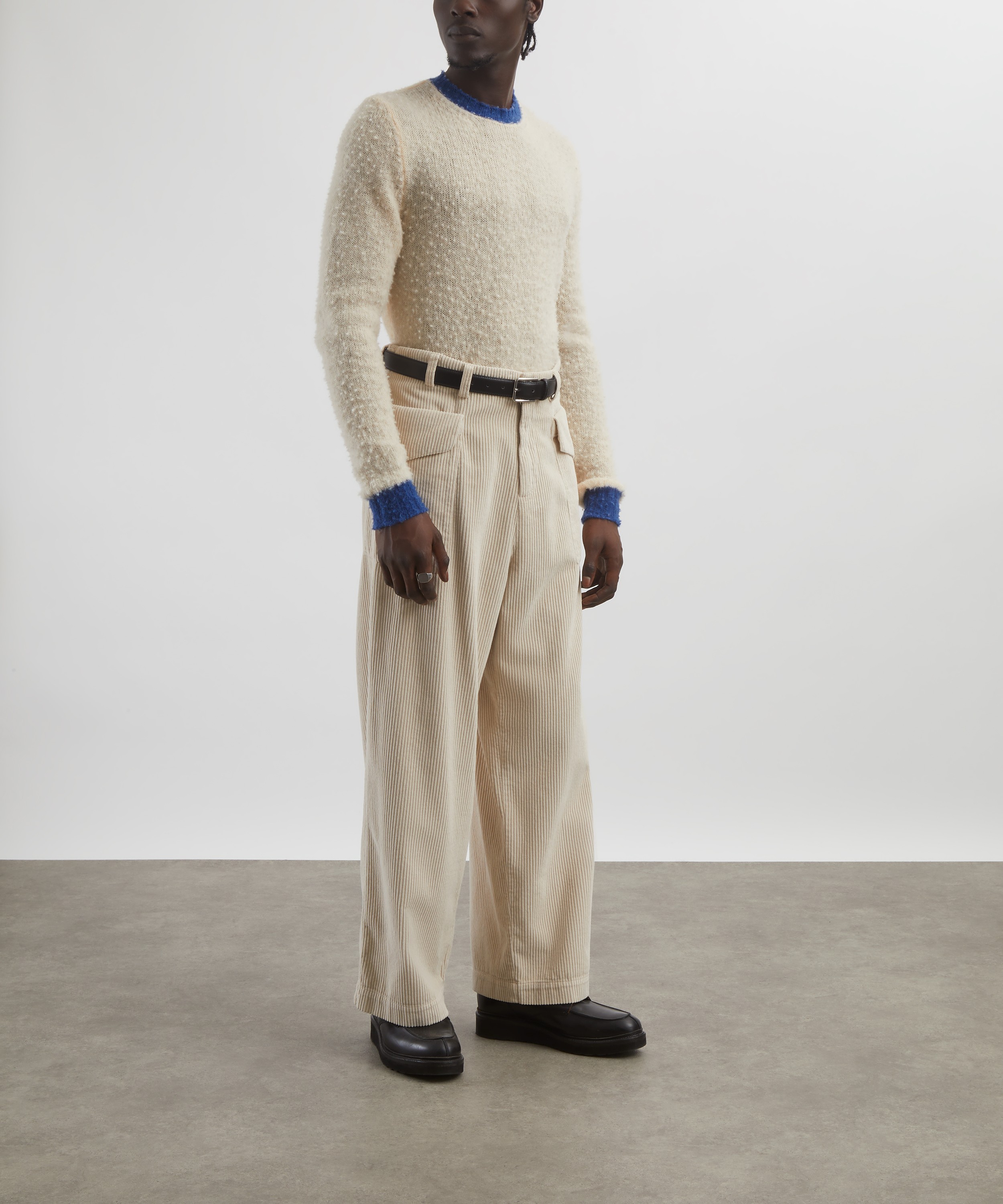 Barena - Ato Two-Tone Wool Jumper image number 1