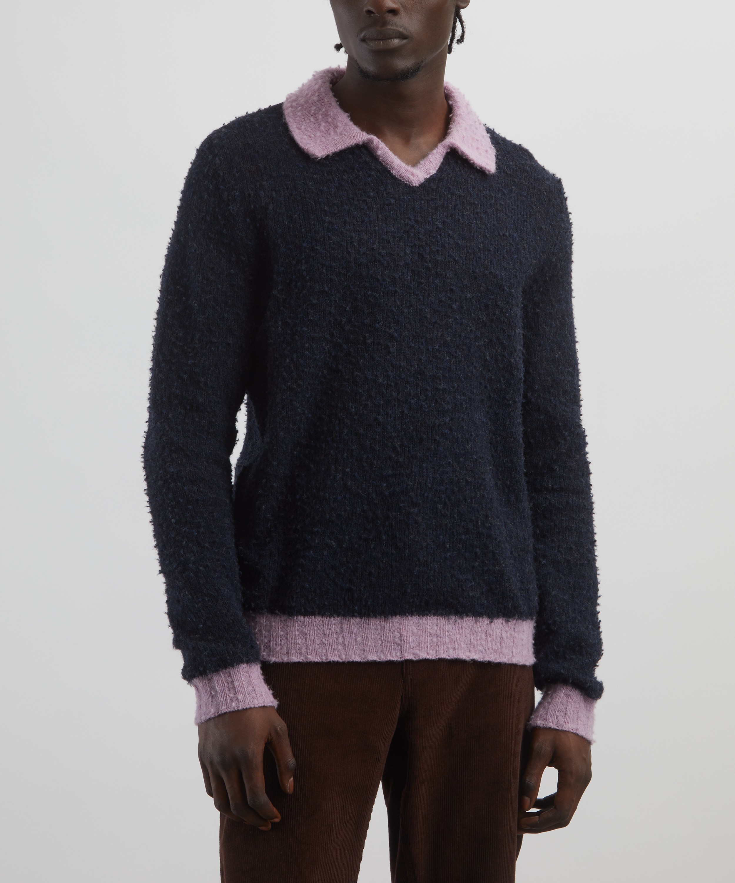 Barena - Gibo Two-Tone Wool Jumper image number 2