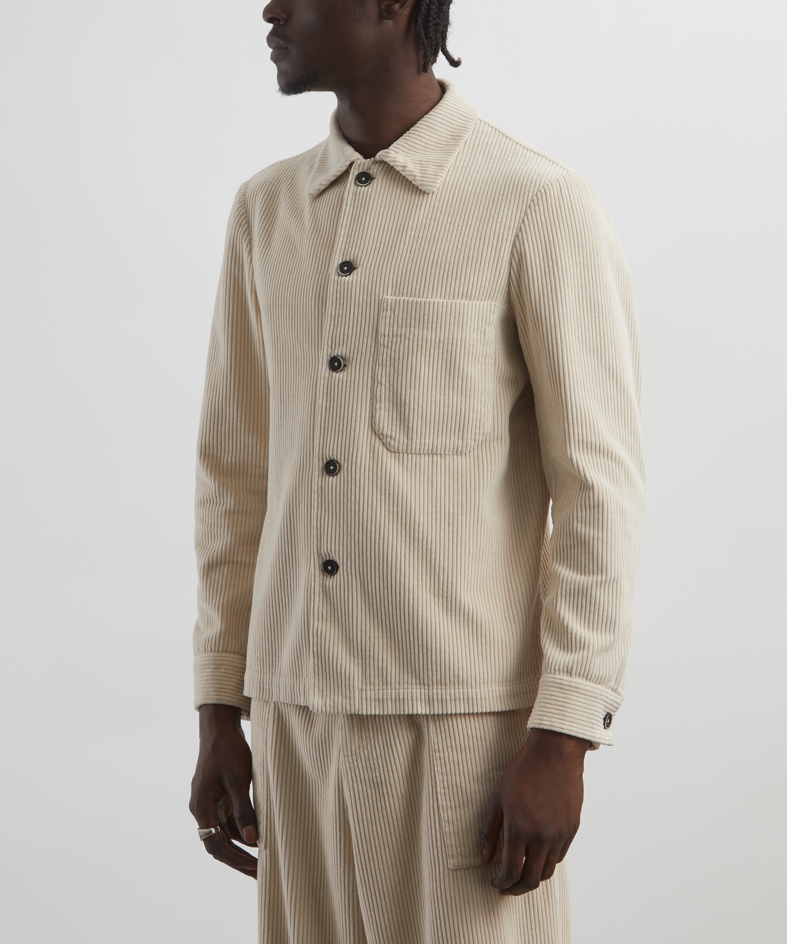 Barena - Cedrone Cristal Corduroy Overshirt image number 2