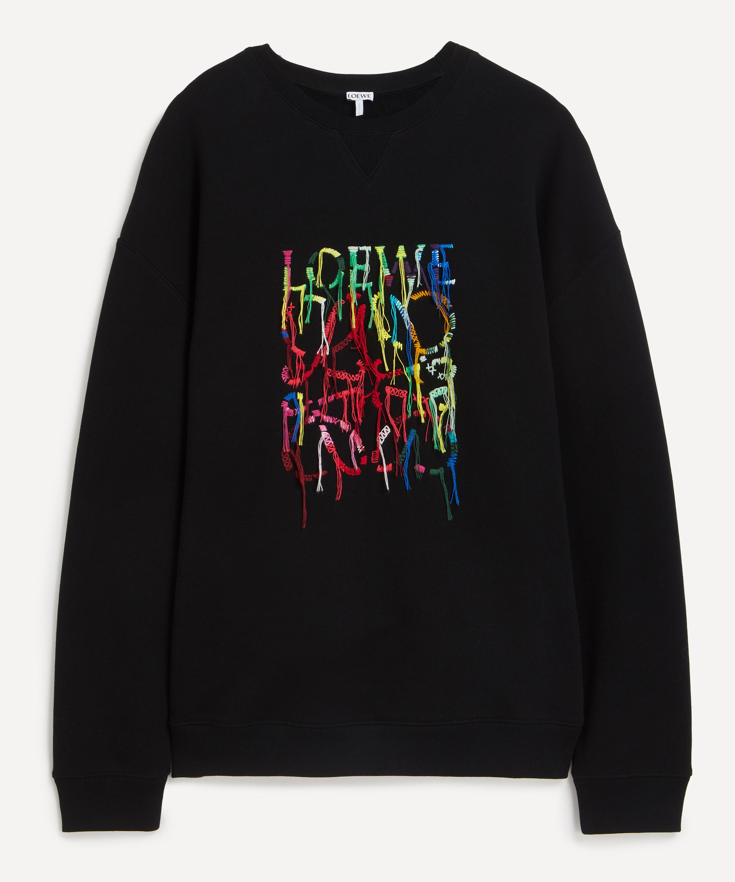 Loewe Embroidered Anagram Sweatshirt | Liberty
