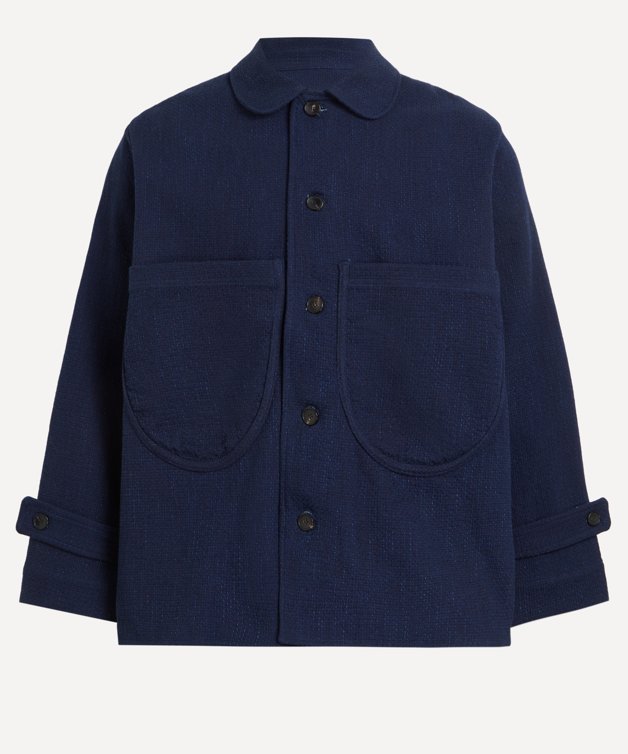 CAWLEY - Japanese Sashiko Stitch Indigo Alfie Jacket