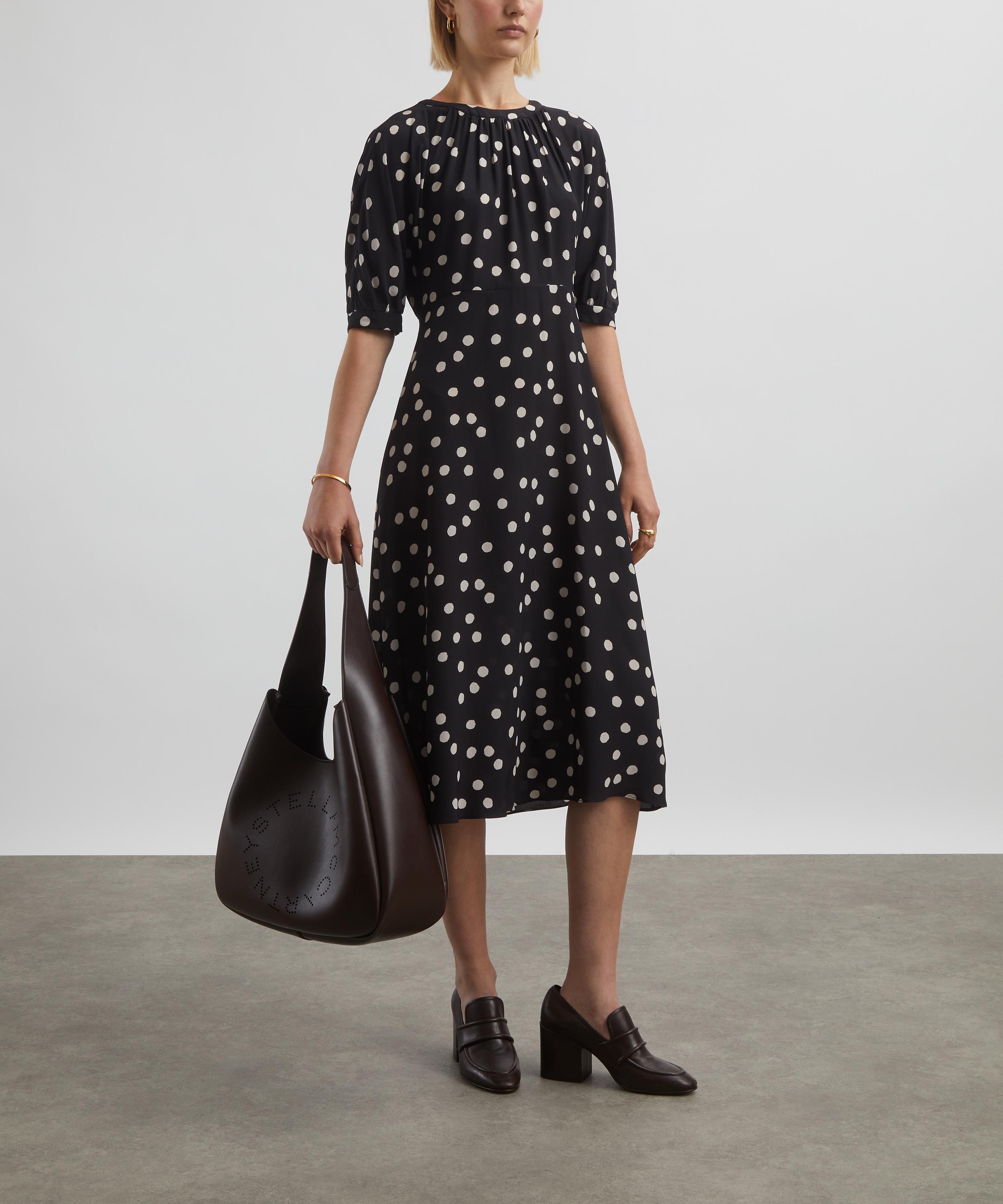 'S Max Mara - Demetra Polka-Dot Crêpe de Chine Dress image number 1