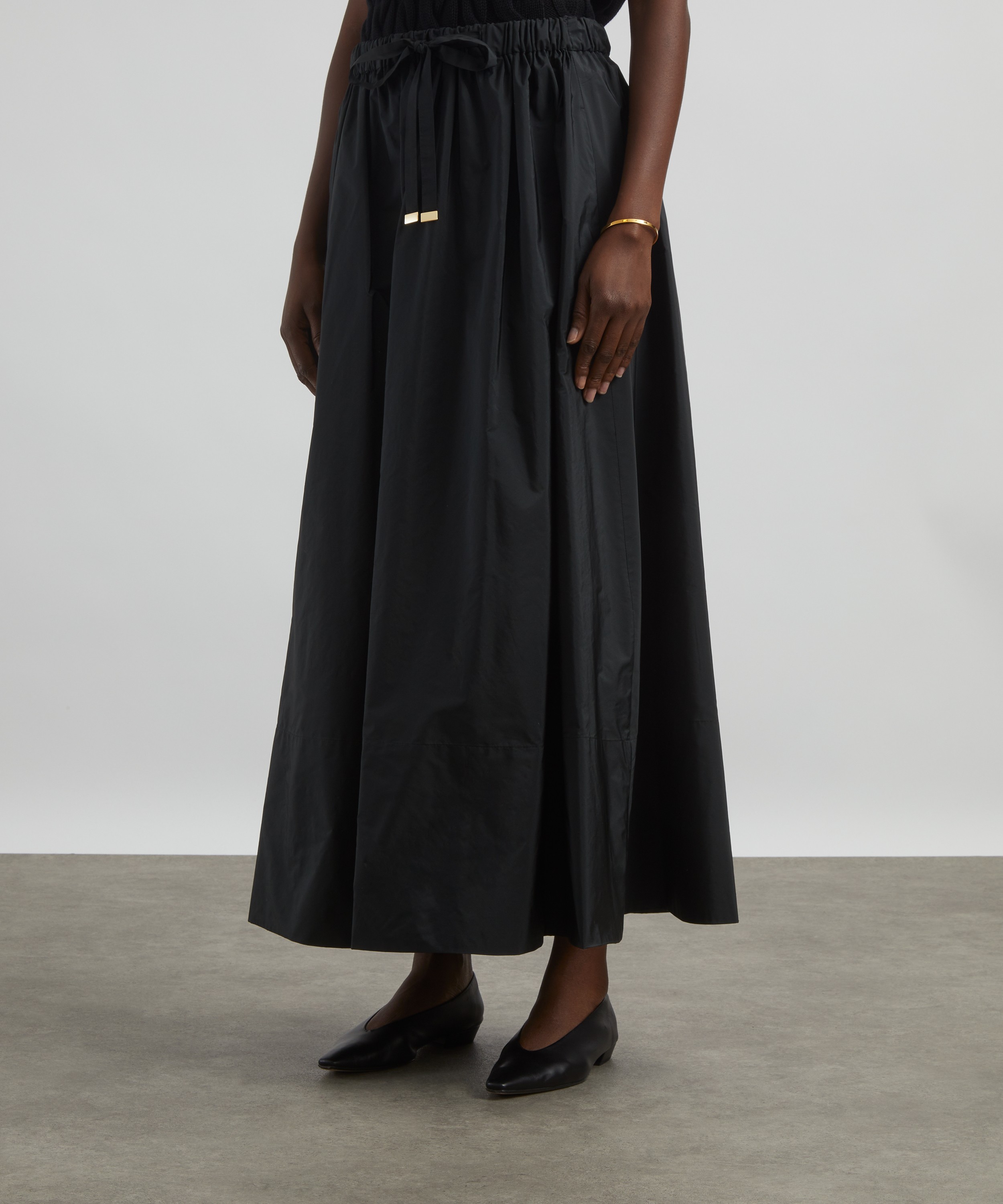 'S Max Mara - Lirica Long Taffeta Skirt image number 2