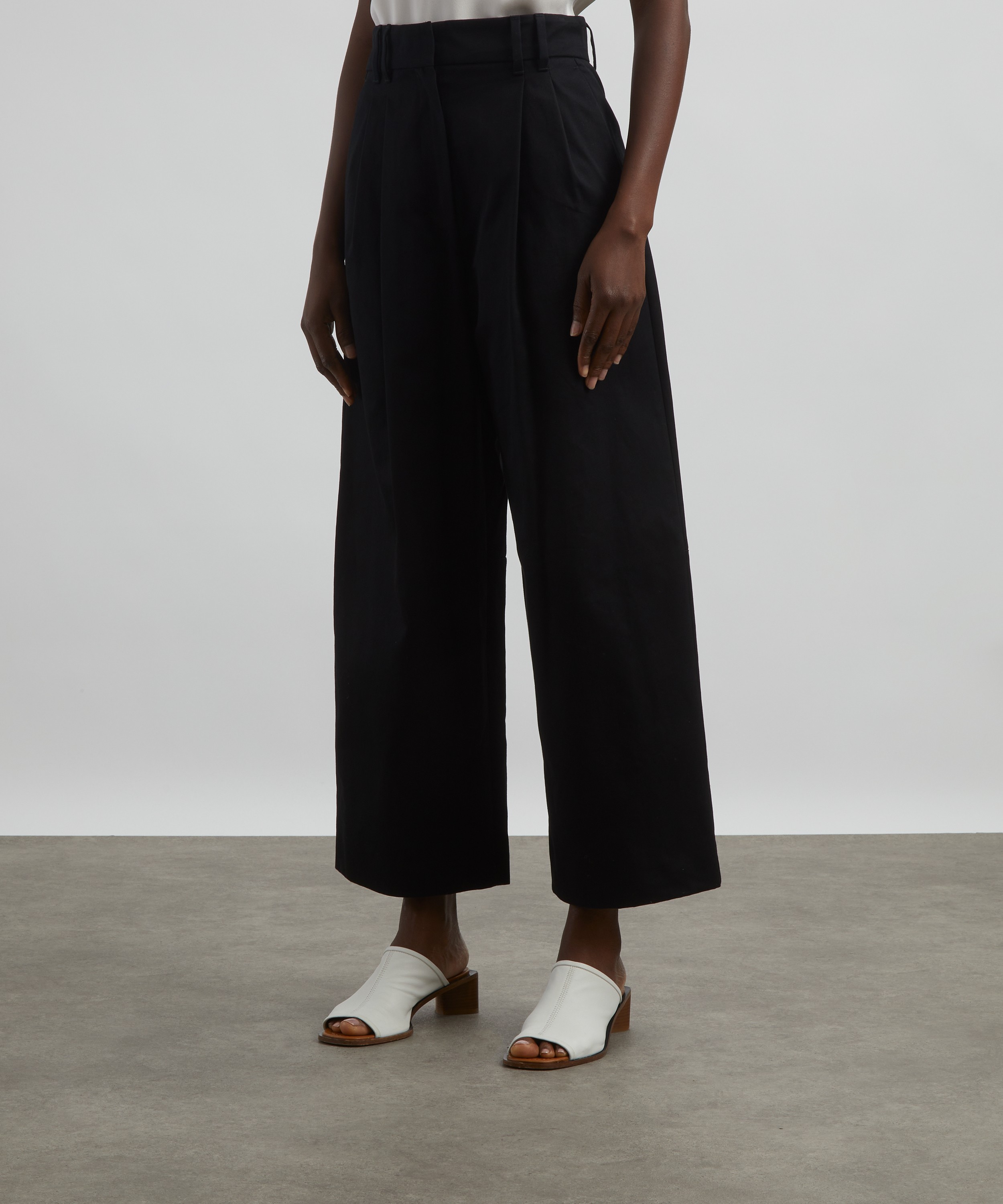 'S Max Mara - Dina Gabardine Wide-Fit Trousers image number 2