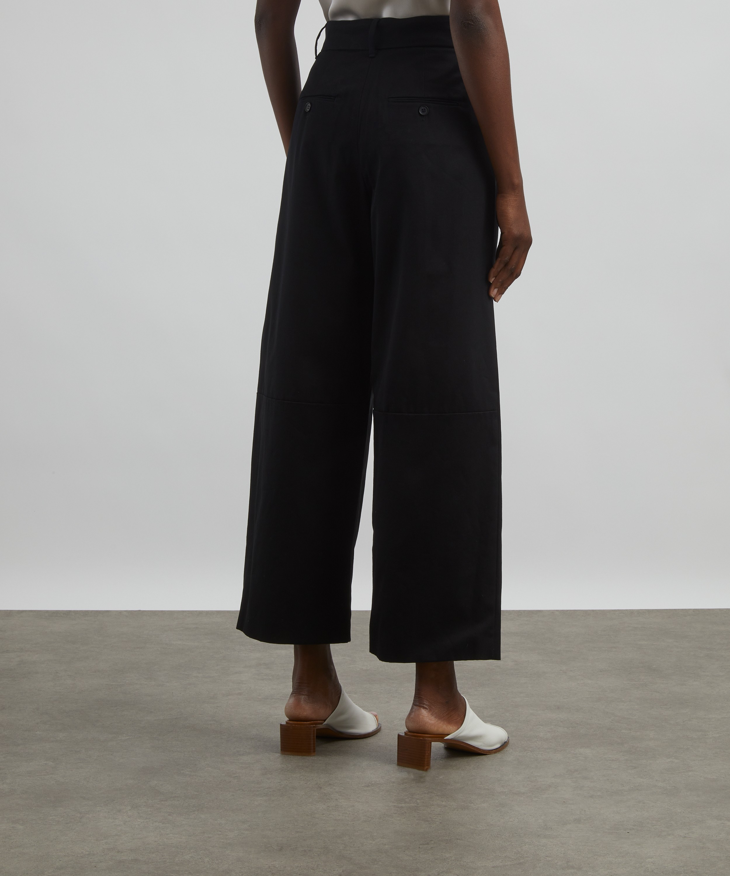 'S Max Mara - Dina Gabardine Wide-Fit Trousers image number 3