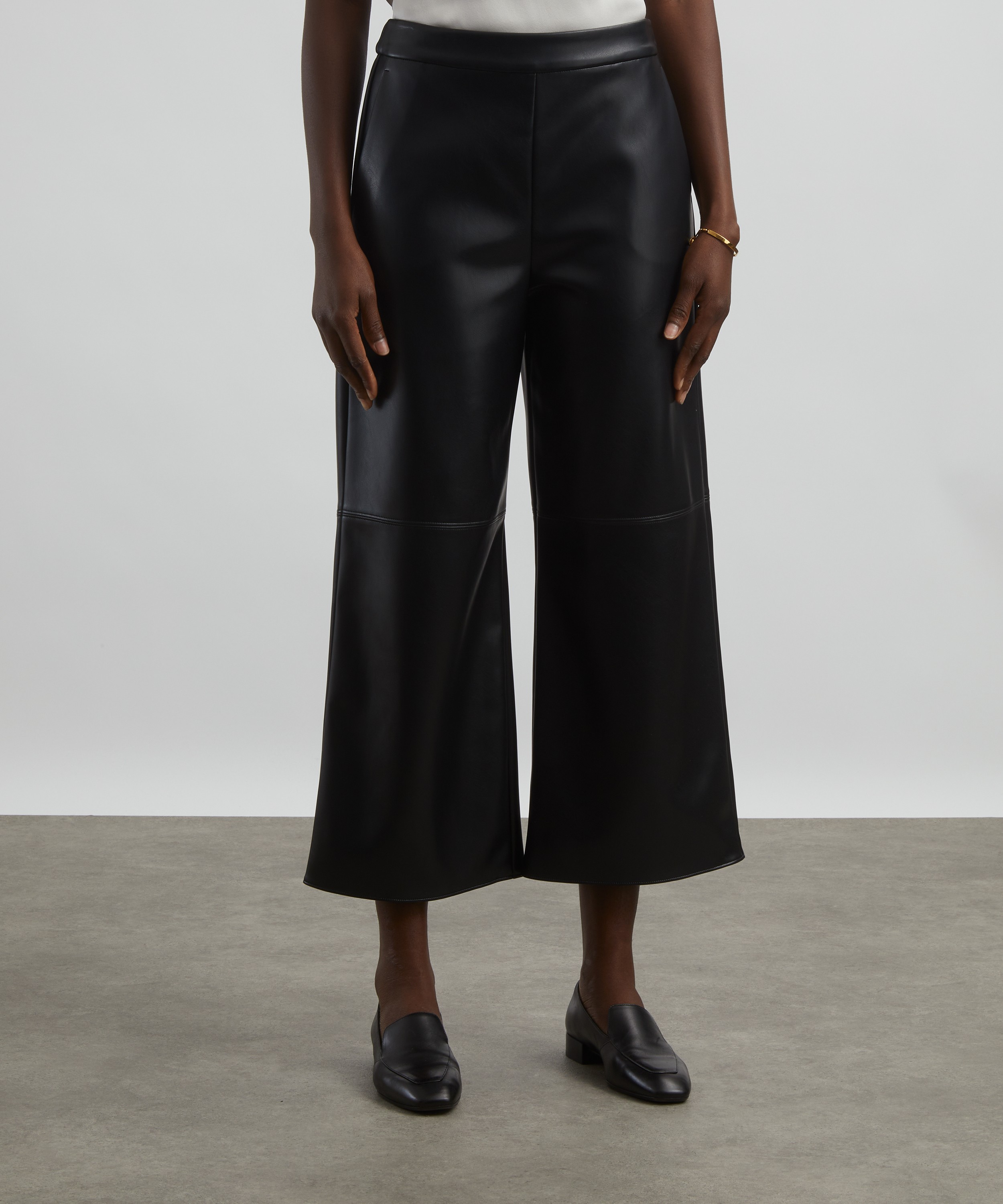 'S Max Mara - Luciana Coated Fabric Trousers image number 2