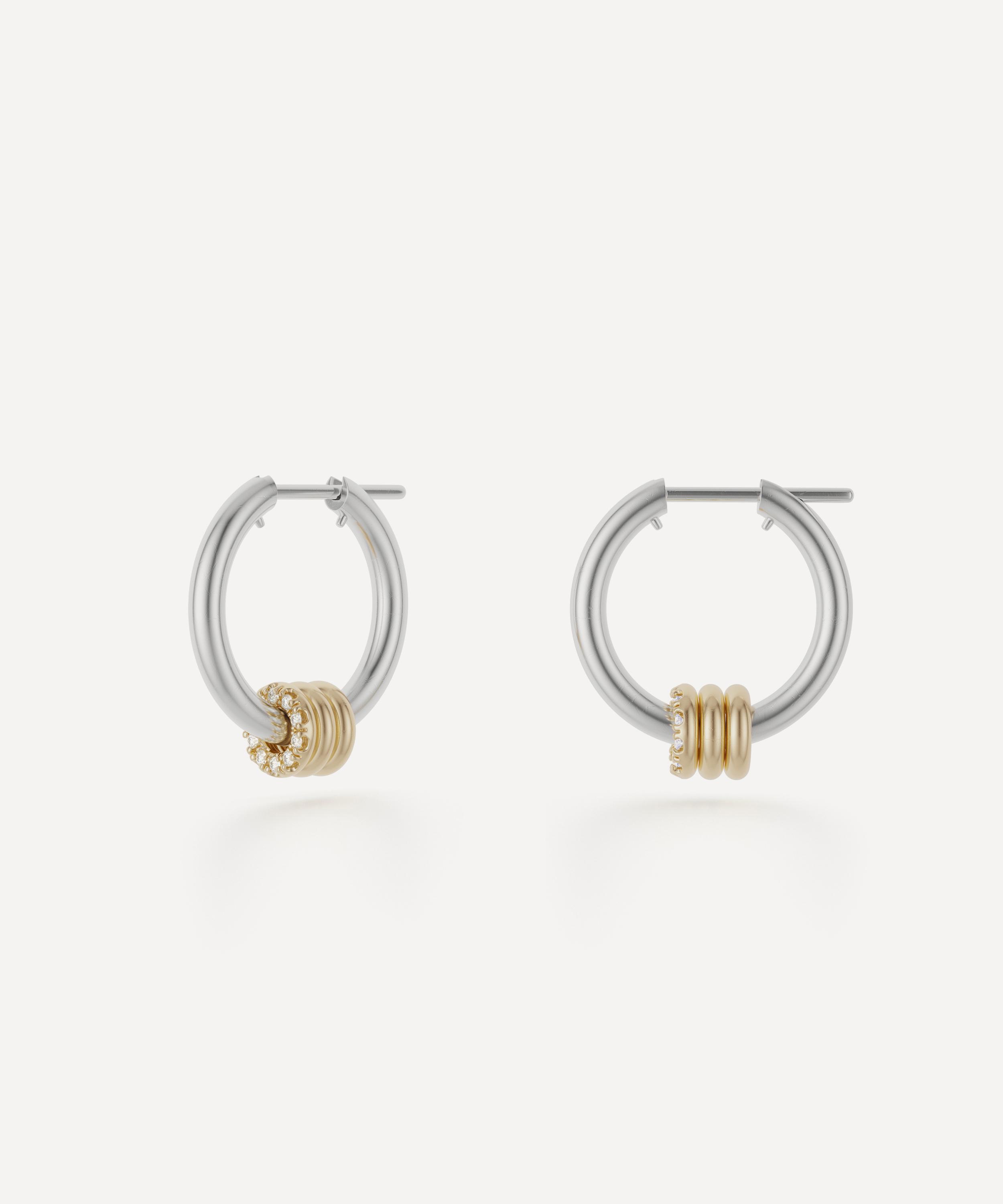 Spinelli Kilcollin - Mixed Metal Ara Deux Hoop Earrings image number 0