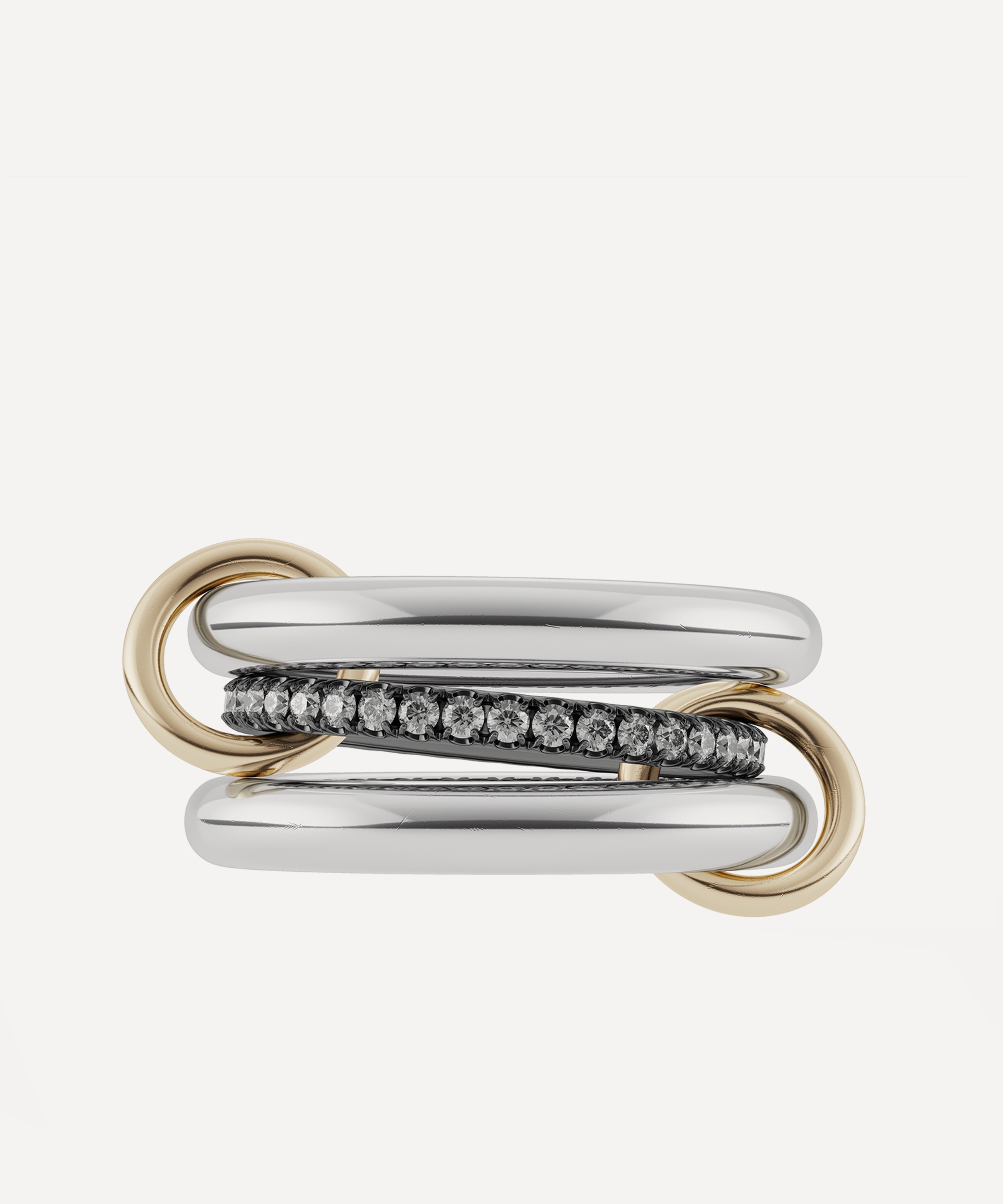Spinelli Kilcollin - Mixed Metal Libra Gris Ring image number 0
