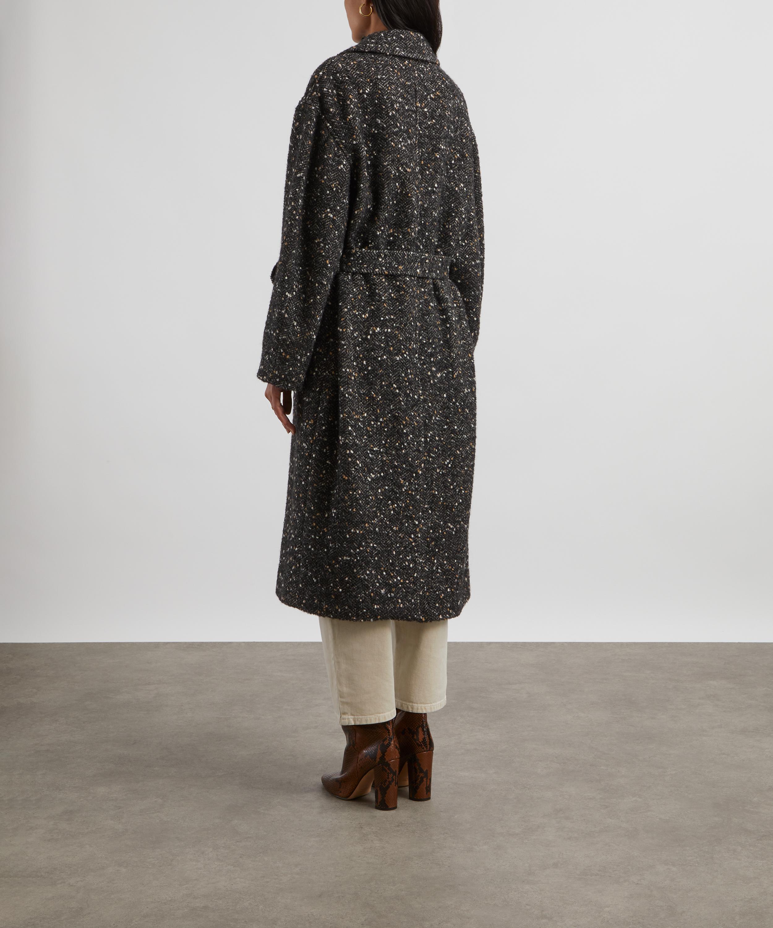 Isabel Marant Étoile - Horria Mottled Wool-Blend Coat image number 3