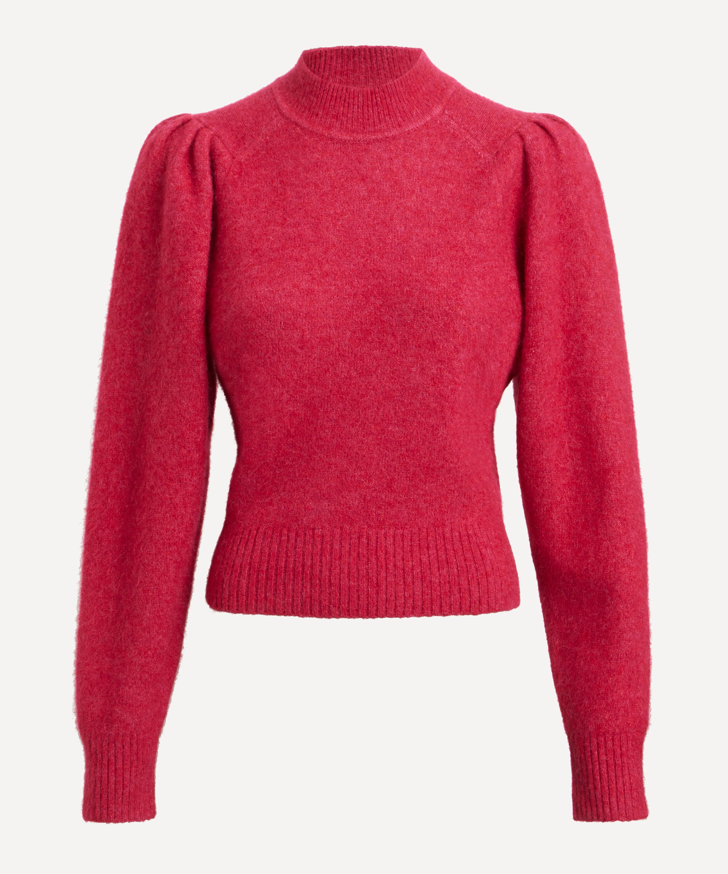 Isabel Marant Étoile - Onnie Raspberry Alpaca Knit Jumper image number 0