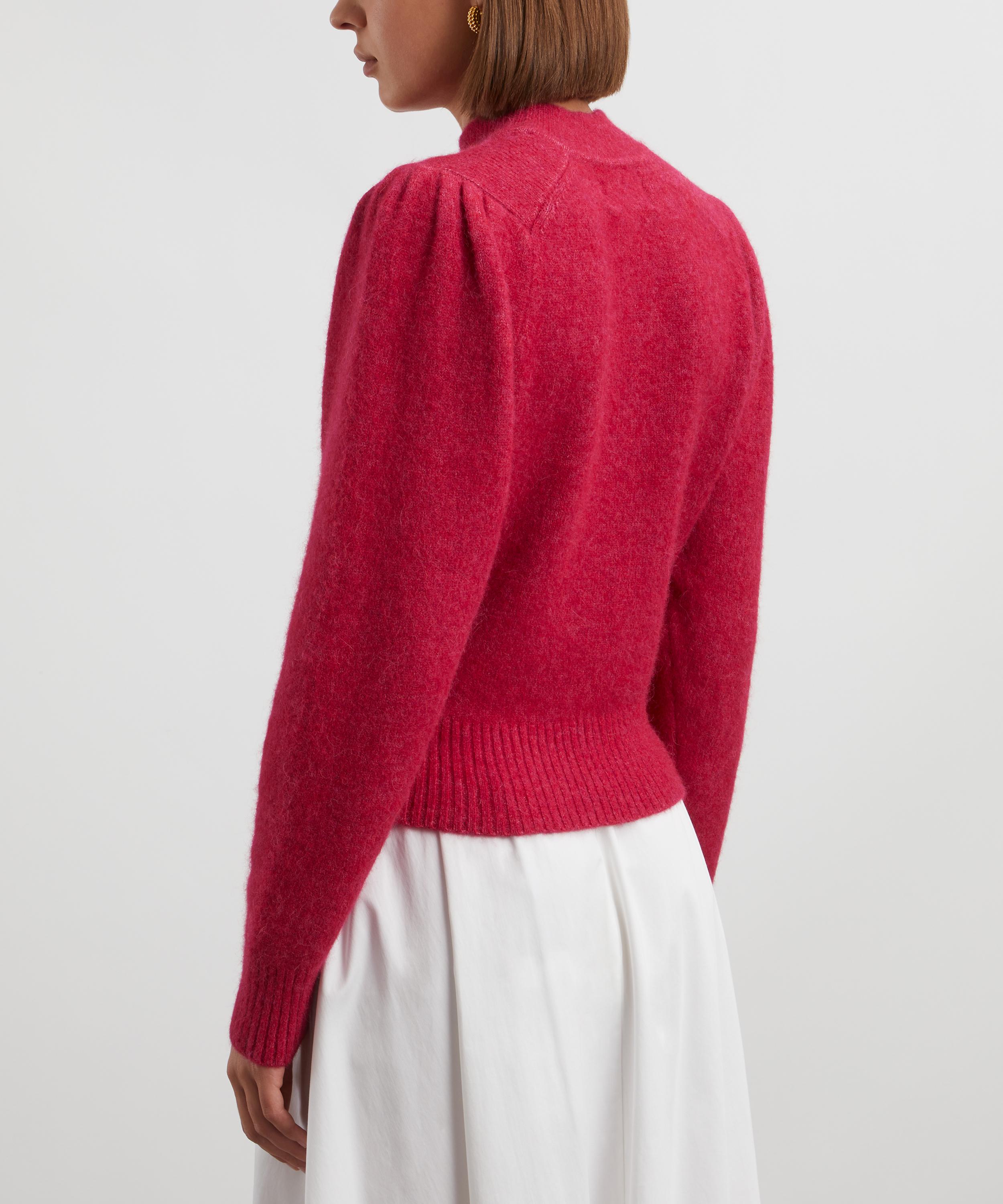 Isabel Marant Étoile - Onnie Raspberry Alpaca Knit Jumper image number 3