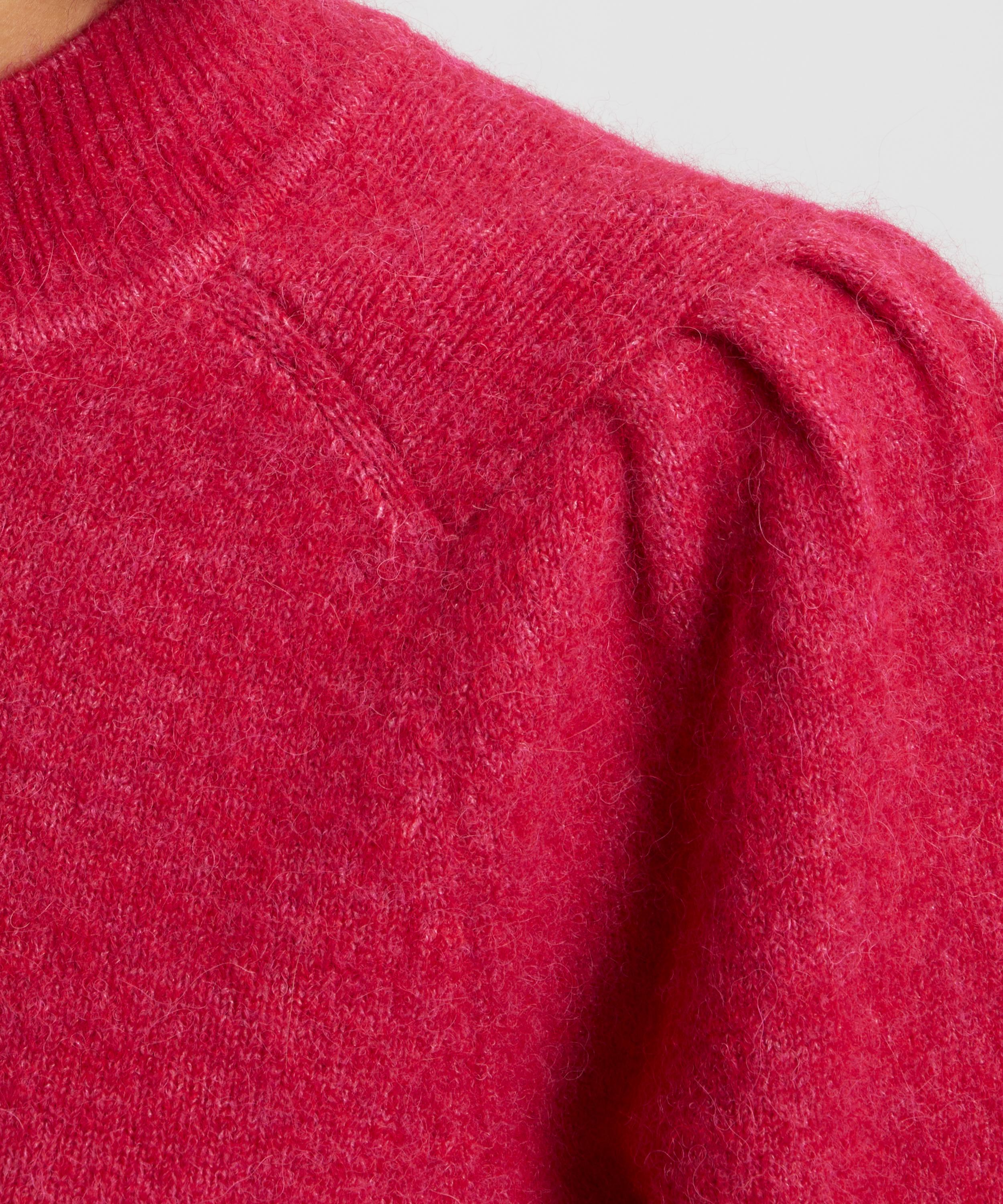 Isabel Marant Étoile - Onnie Raspberry Alpaca Knit Jumper image number 4