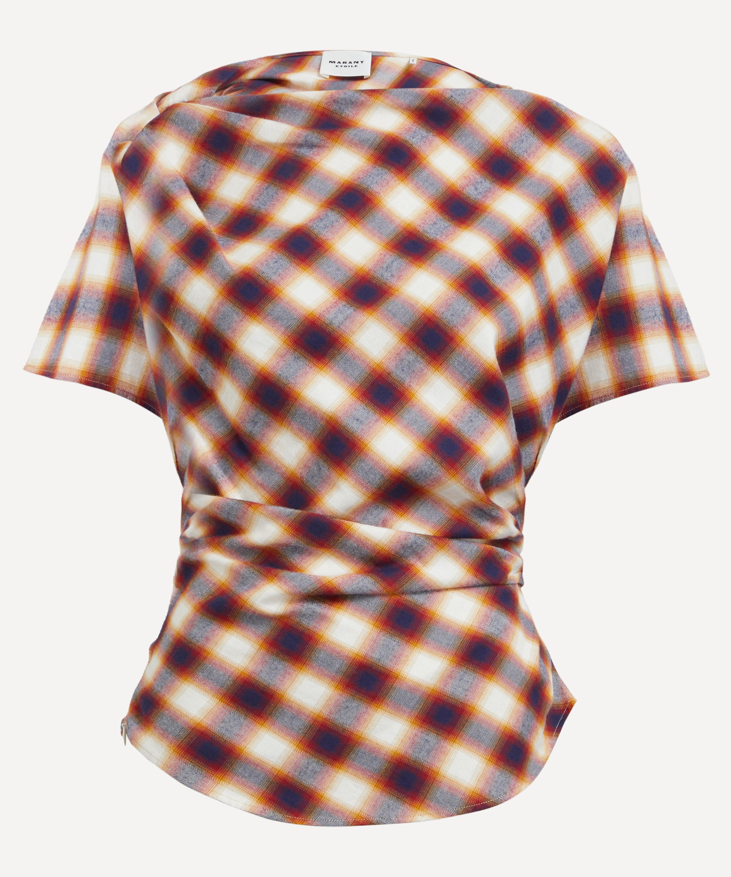 Isabel Marant Étoile - Tilda Plaid Cotton Top