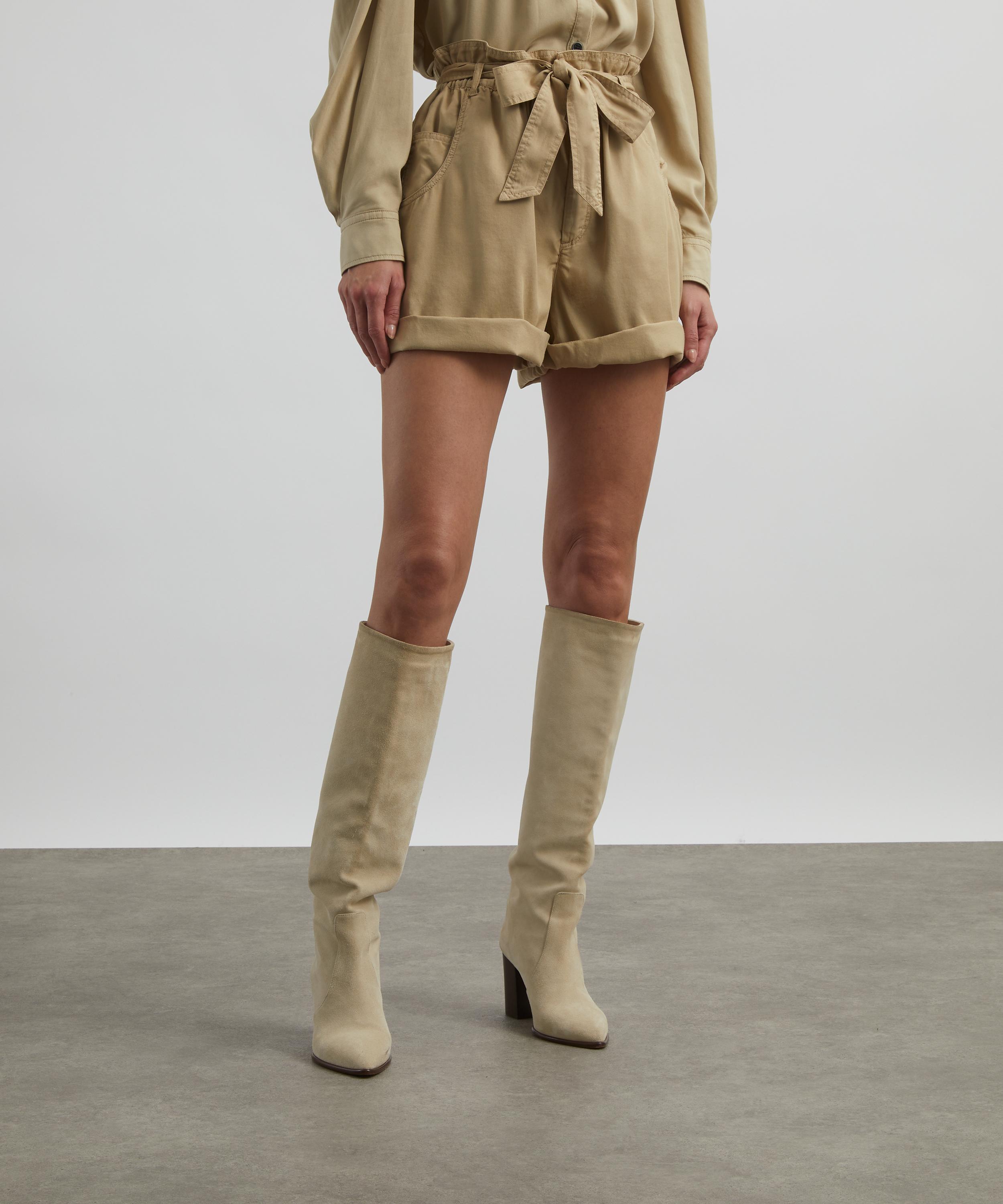 Isabel Marant - Pierne Light Khaki Shorts image number 2