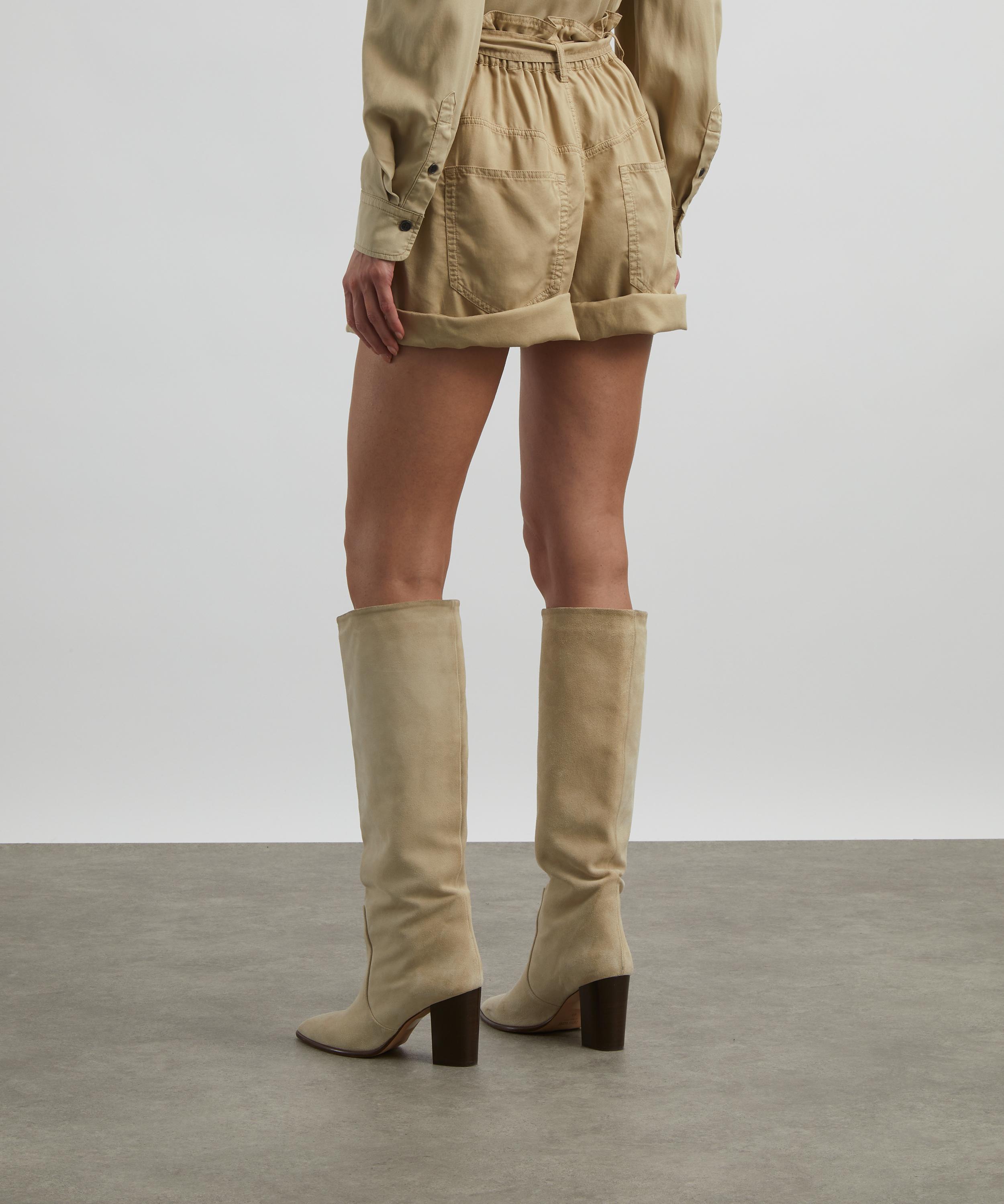 Isabel Marant - Pierne Light Khaki Shorts image number 3