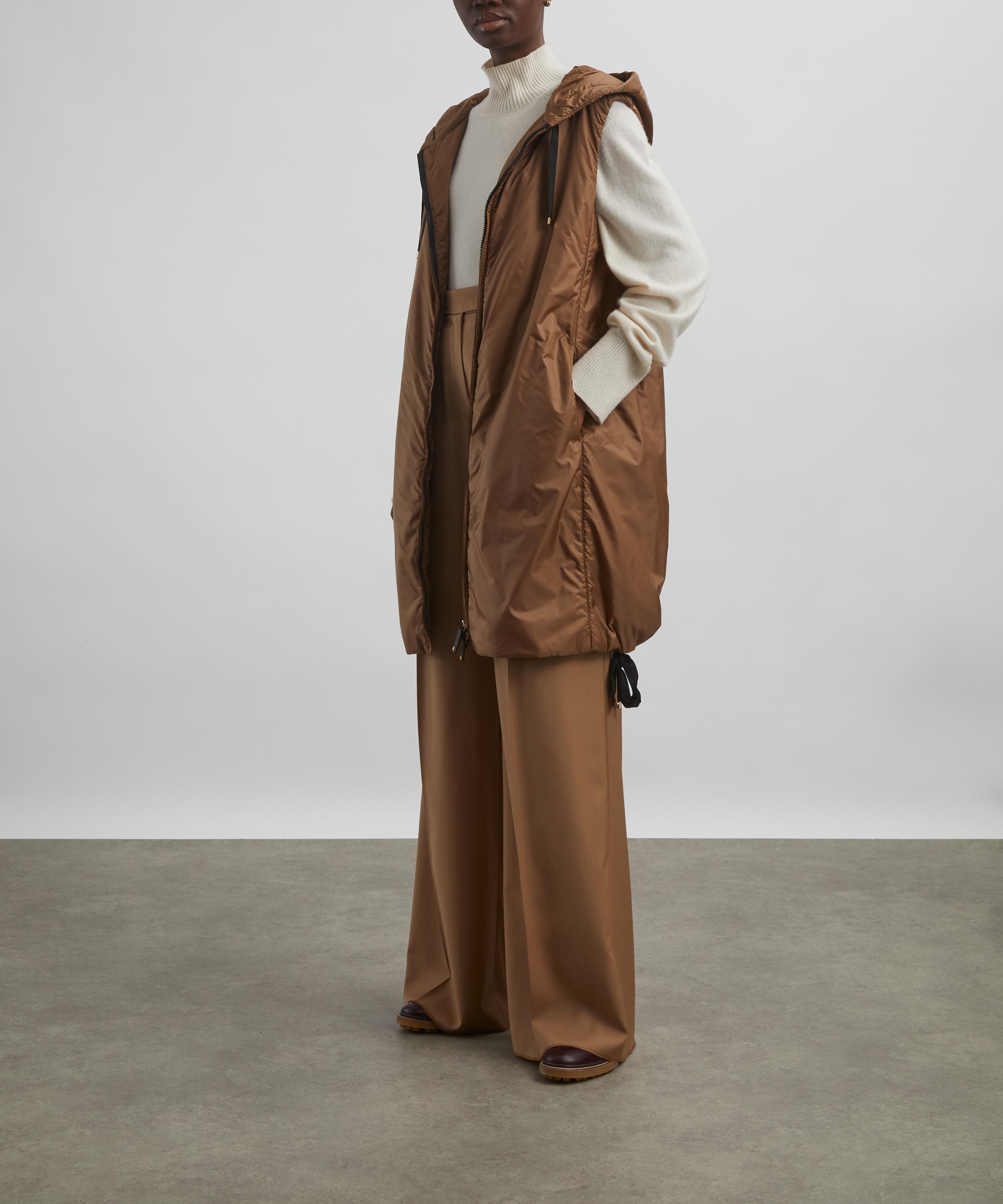 Max Mara Greengi Water-Repellent Canvas Midi Gillet | Liberty