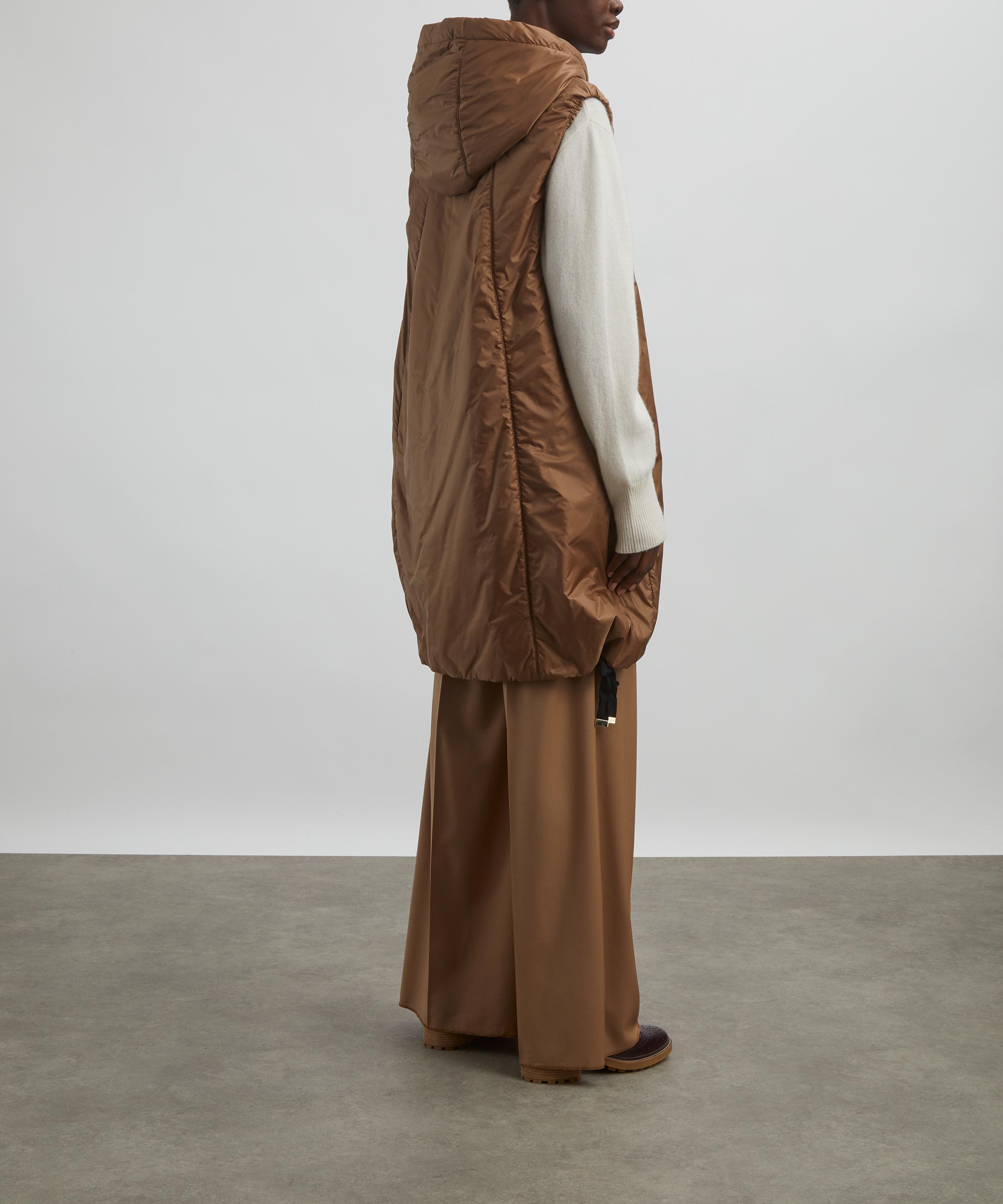 Max Mara Greengi Water-Repellent Canvas Midi Gillet | Liberty