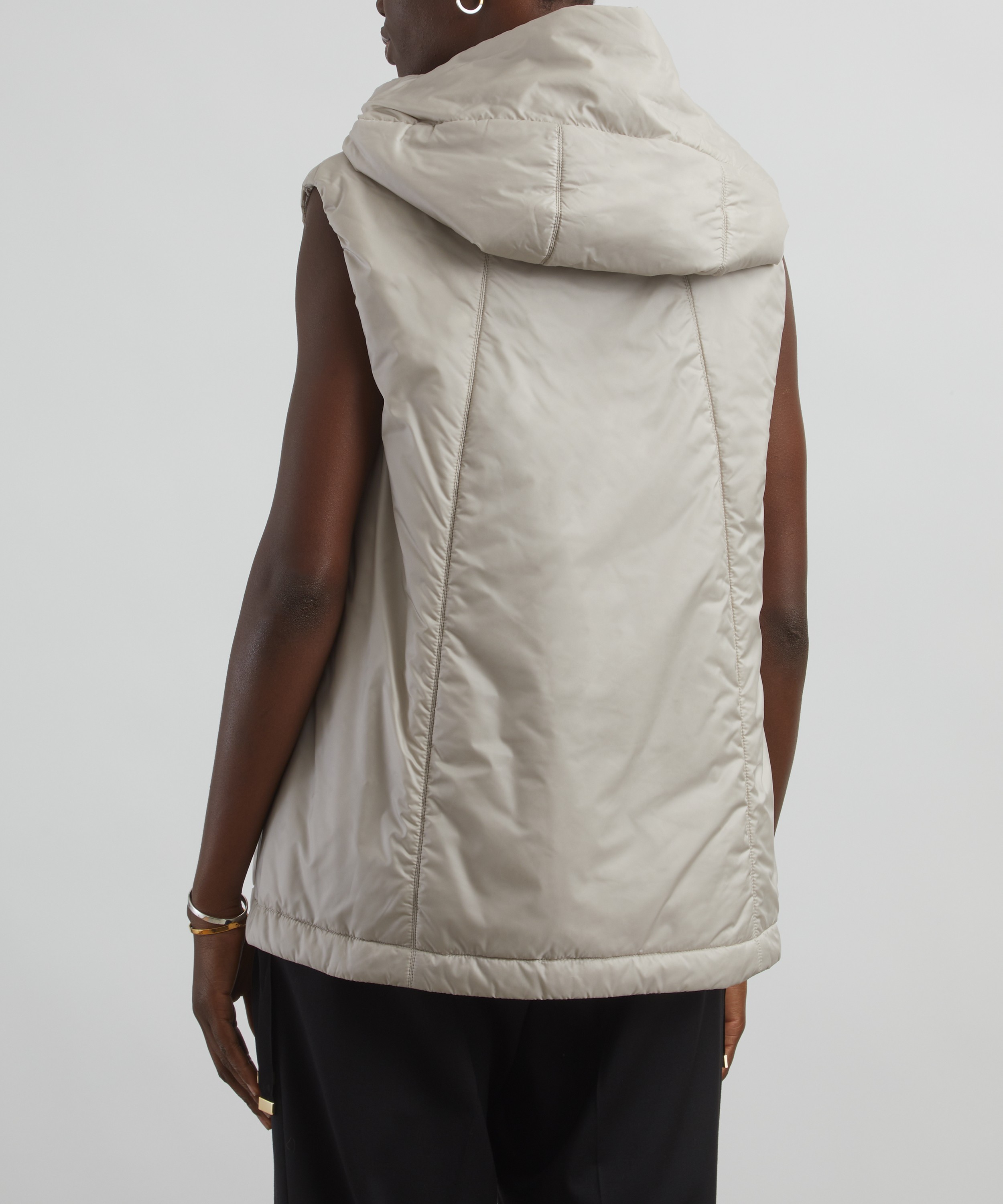 Max Mara - Greengo Water-Repellent Canvas Gillet image number 3