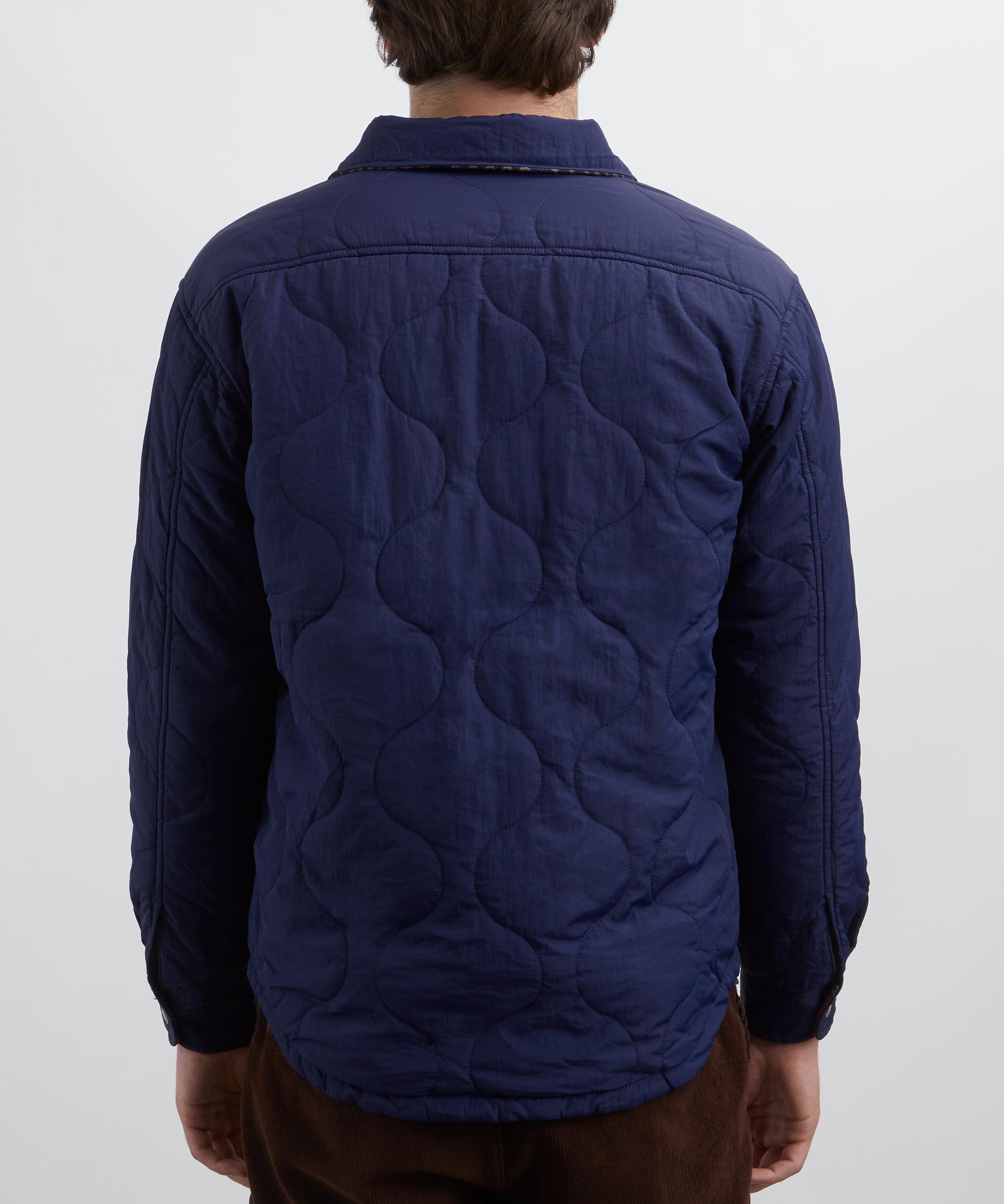 Pendleton - Harding Navy Reversible Quilted Overshirt image number 3