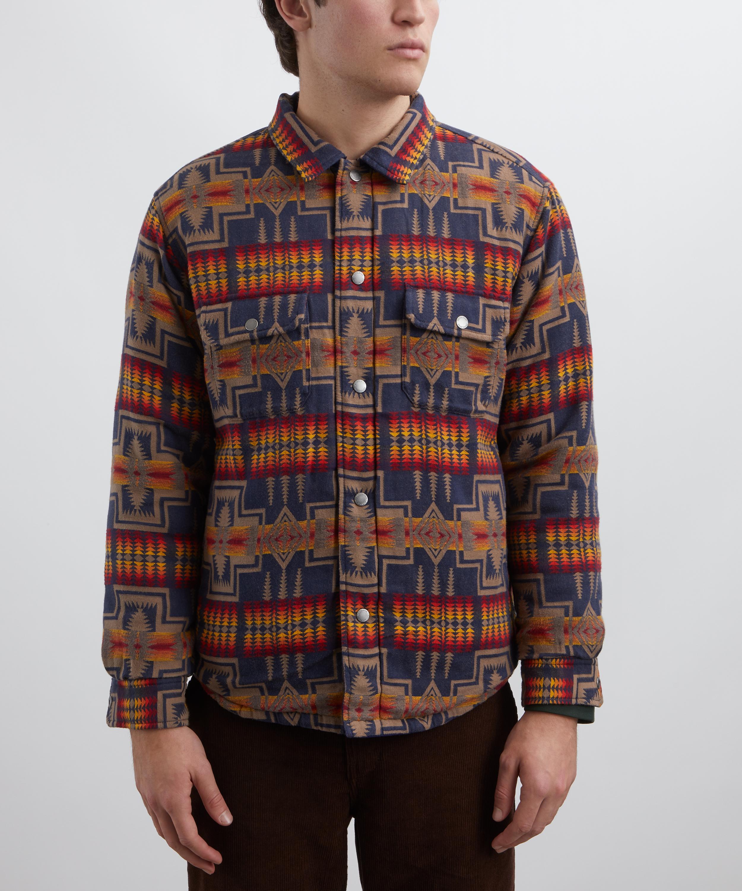 Pendleton - Harding Navy Reversible Quilted Overshirt image number 5