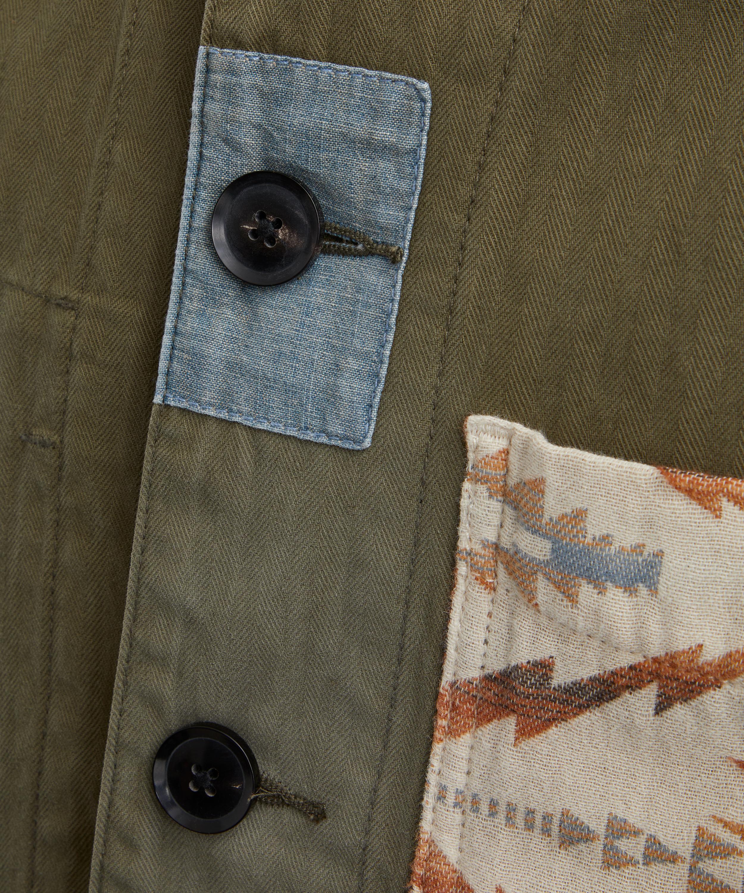 Pendleton - Olive Patchwork Chore Jacket image number 4