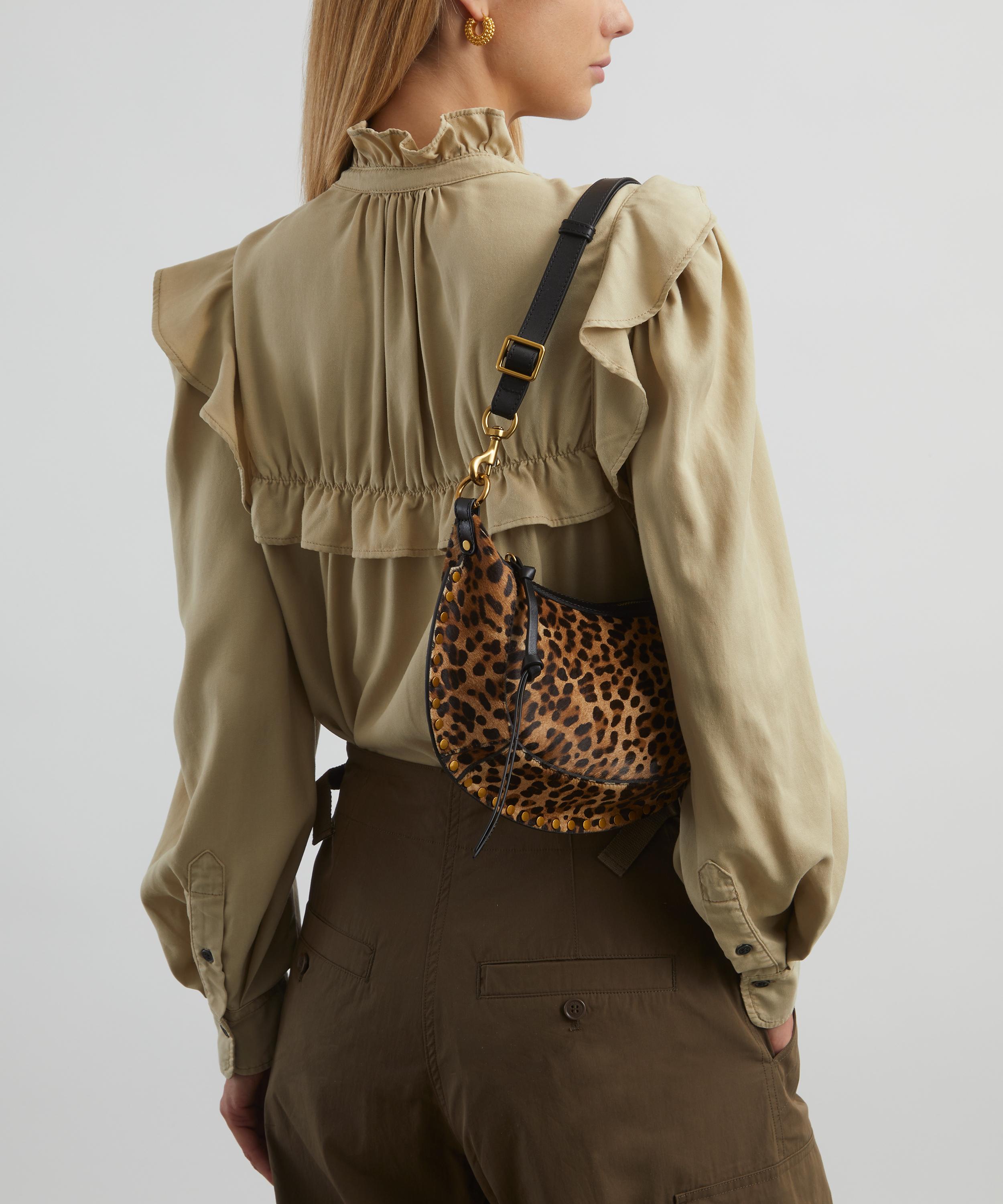 Isabel Marant - Oskan Moon Leopard Shoulder Bag image number 1