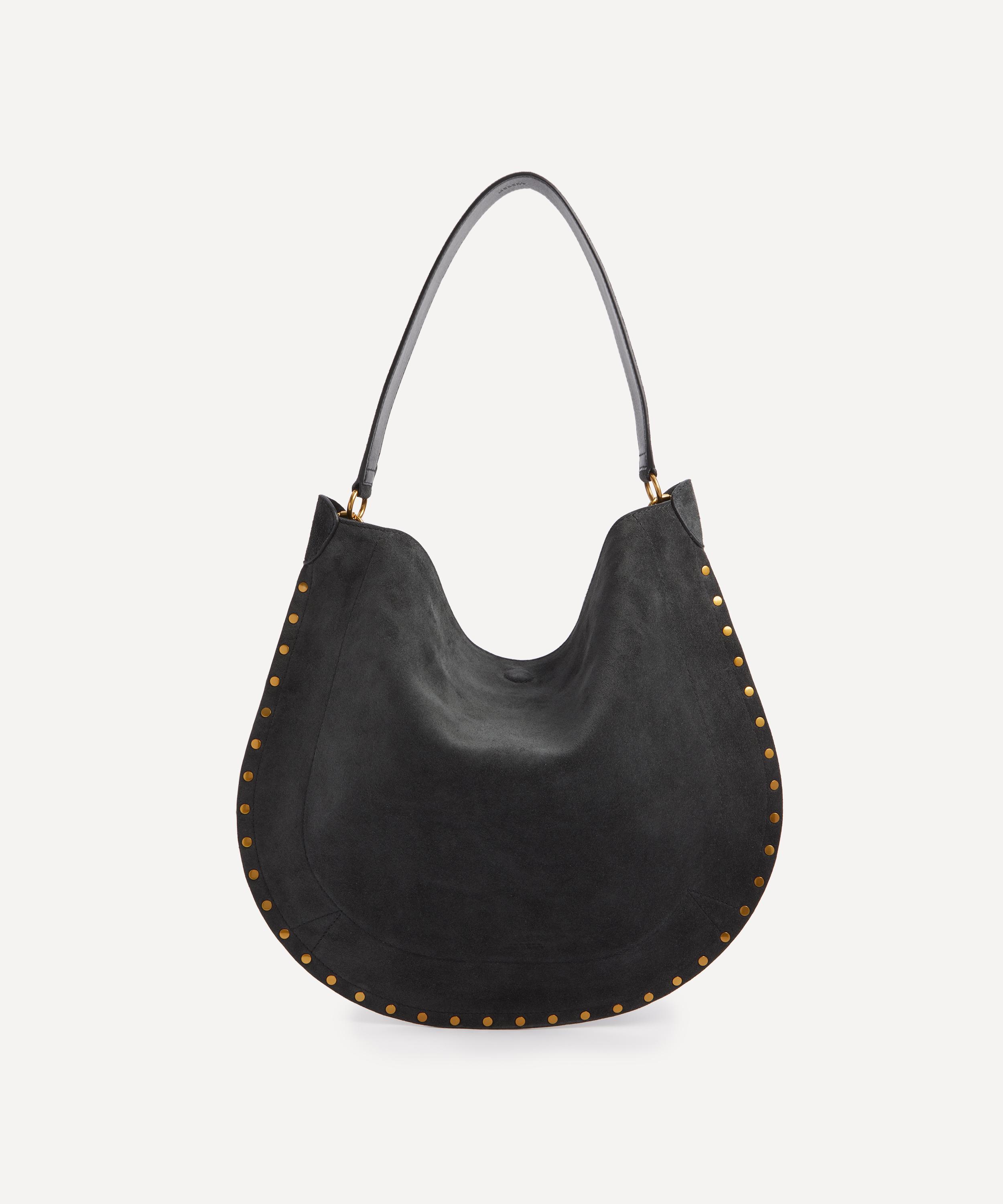 Isabel Marant - Oskan Hobo Soft Anthracite Shoulder Bag image number 0