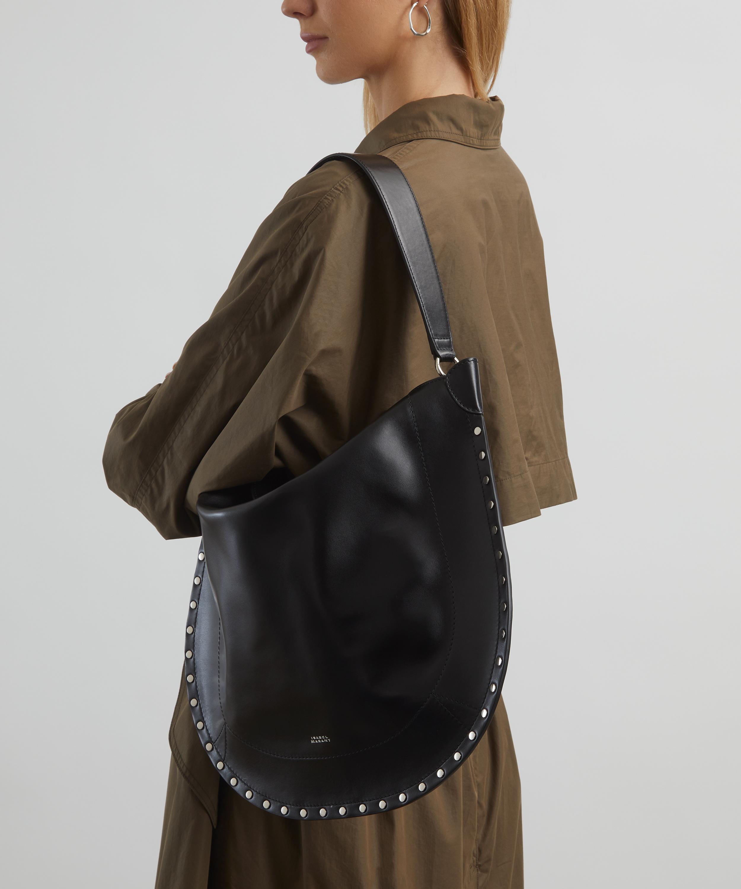 Isabel Marant - Oskan Hobo Soft Anthracite Shoulder Bag image number 0