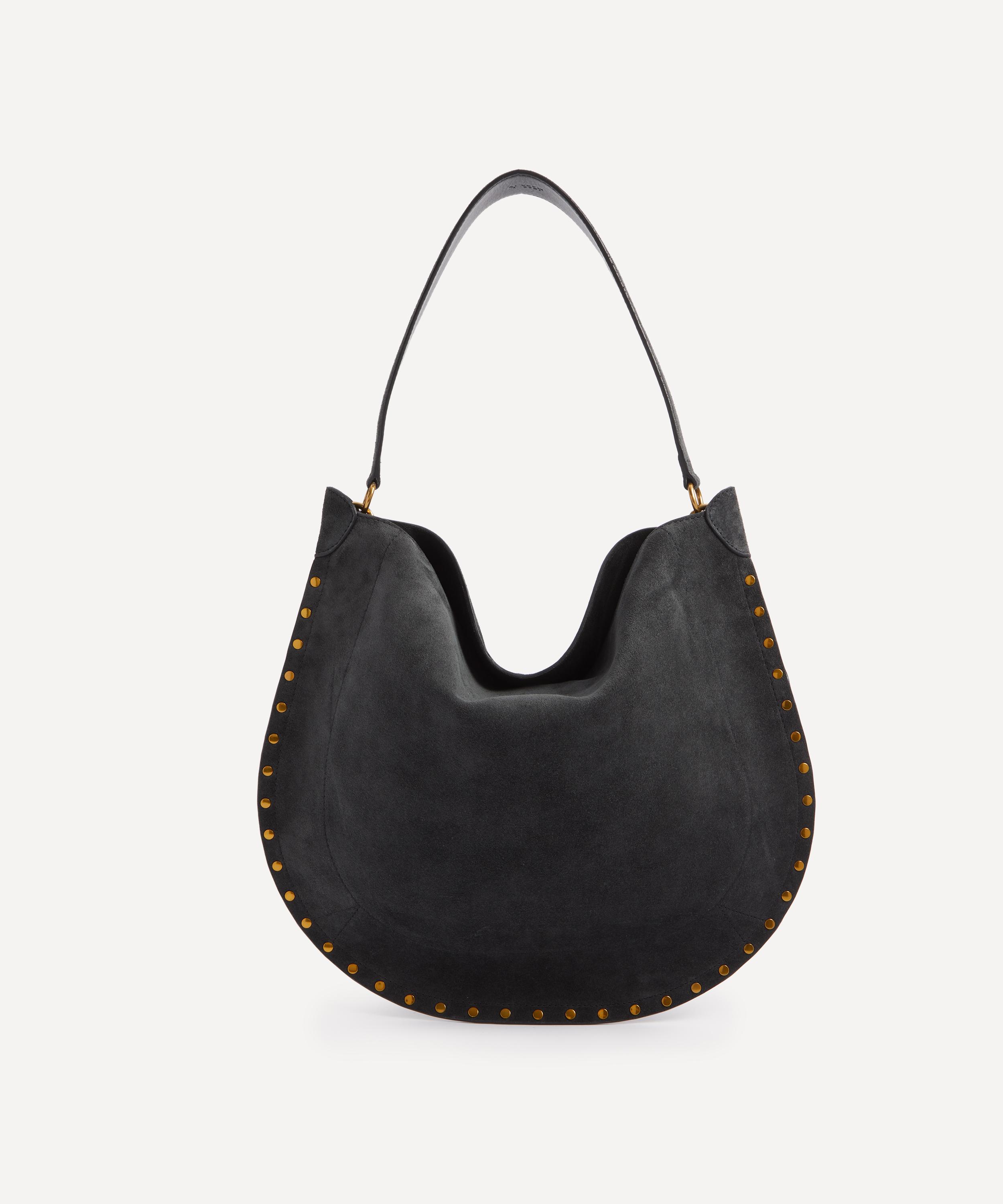 Isabel Marant - Oskan Hobo Soft Anthracite Shoulder Bag image number 2