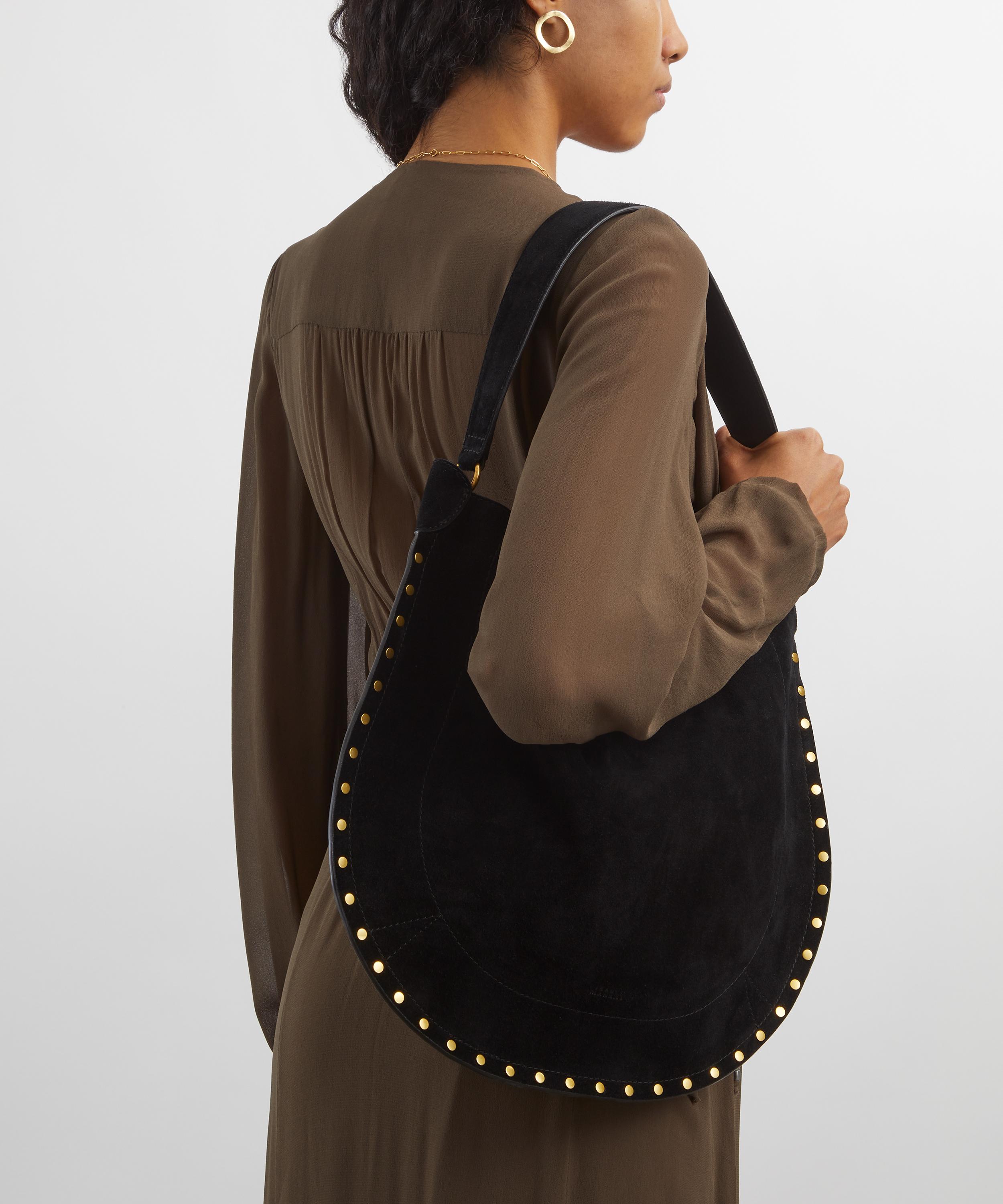 Isabel Marant - Oskan Hobo Soft Anthracite Shoulder Bag image number 1