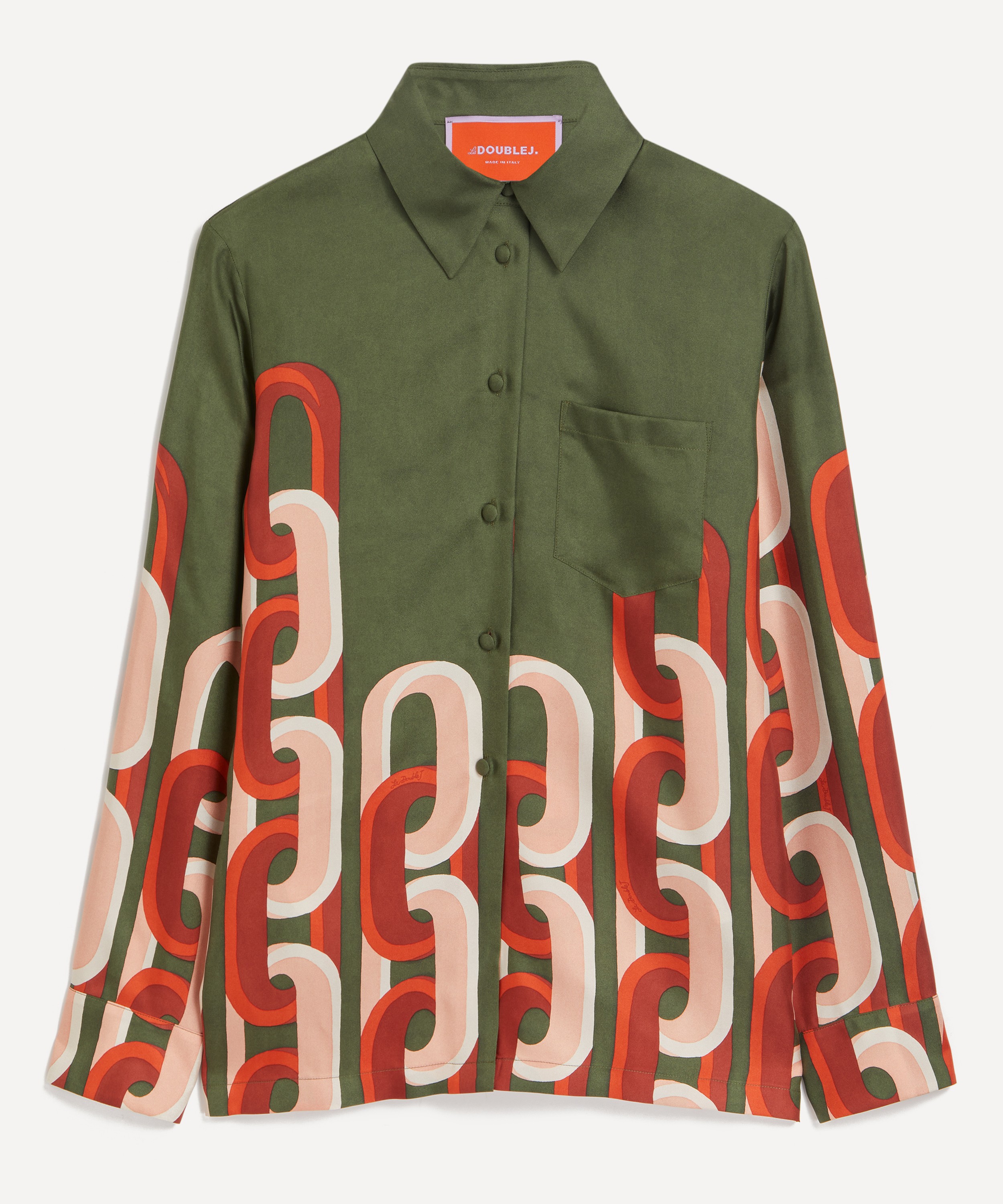 La DoubleJ - Boy Prometheus Placée Silk Twill Shirt