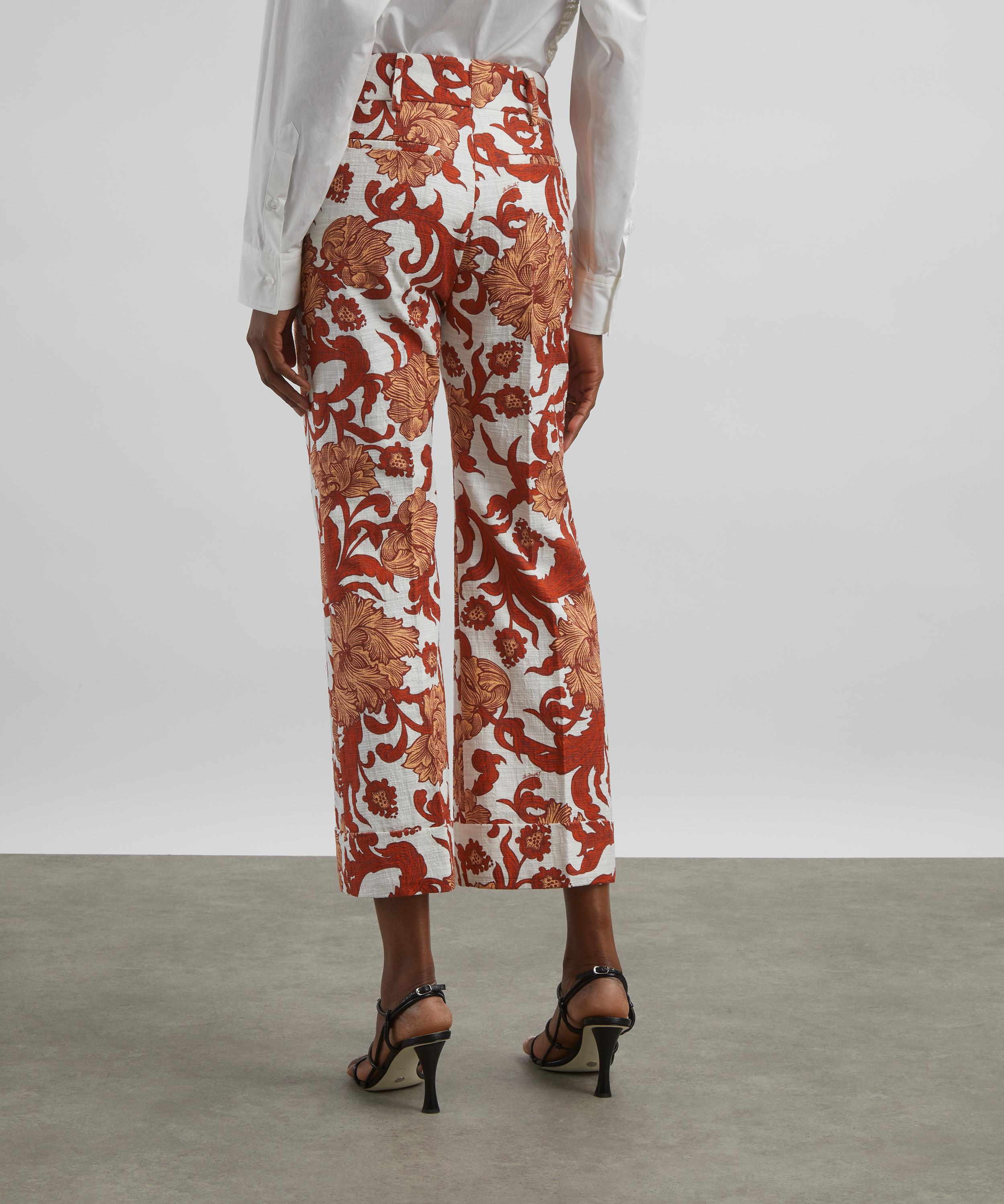 La DoubleJ - Hendrix Reef White Shot Cotton Trousers image number 3