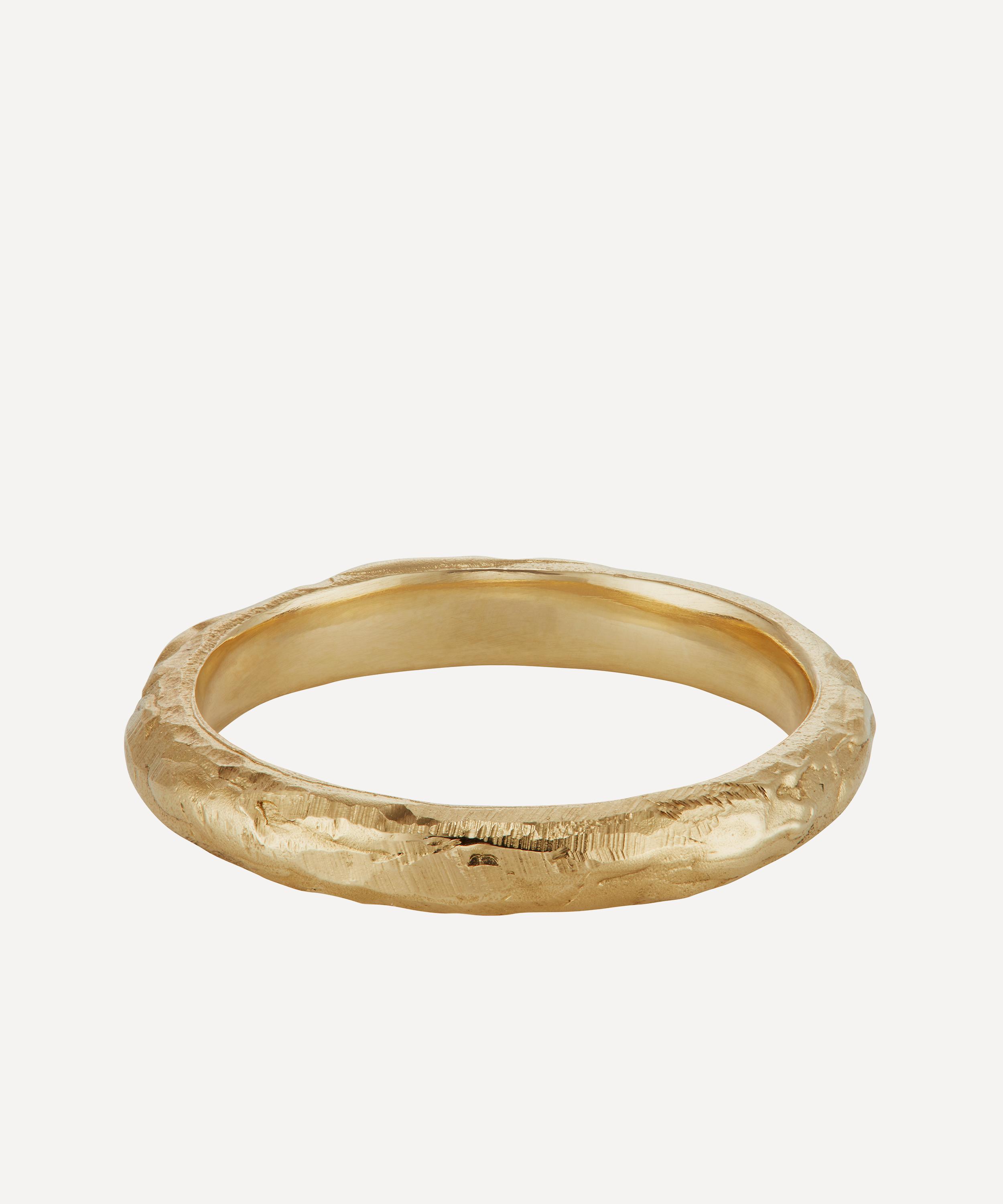 Ellis Mhairi Cameron 14ct Gold 3mm Wedding Band Ring | Liberty