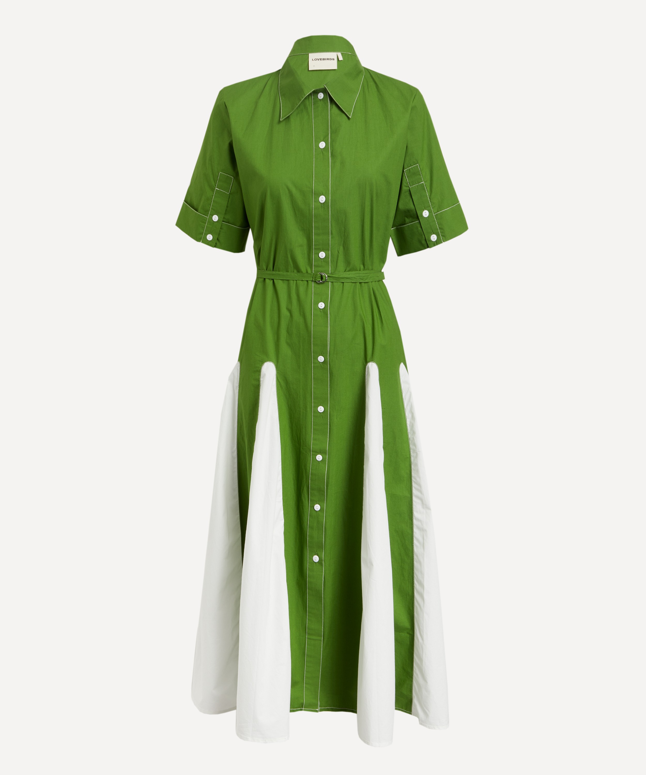 Lovebirds - Effervescent Midi Shirt Dress image number 0