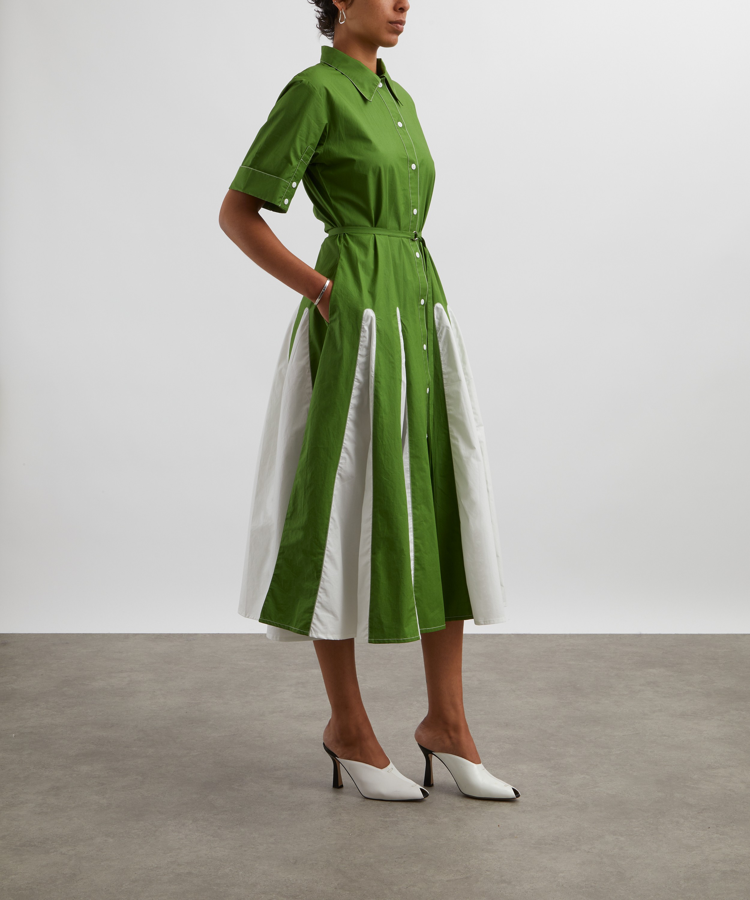 Lovebirds - Effervescent Midi Shirt Dress image number 2